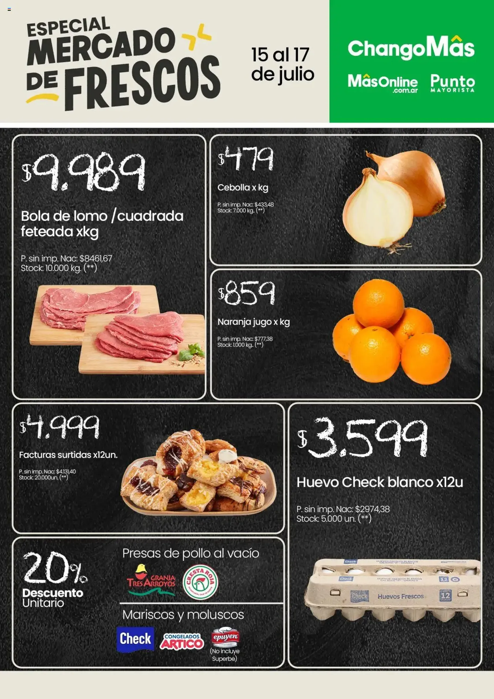 Punto Mayorista Especial mercado de frescos - folleto válido desde 15/07/2025 página 1 de 2