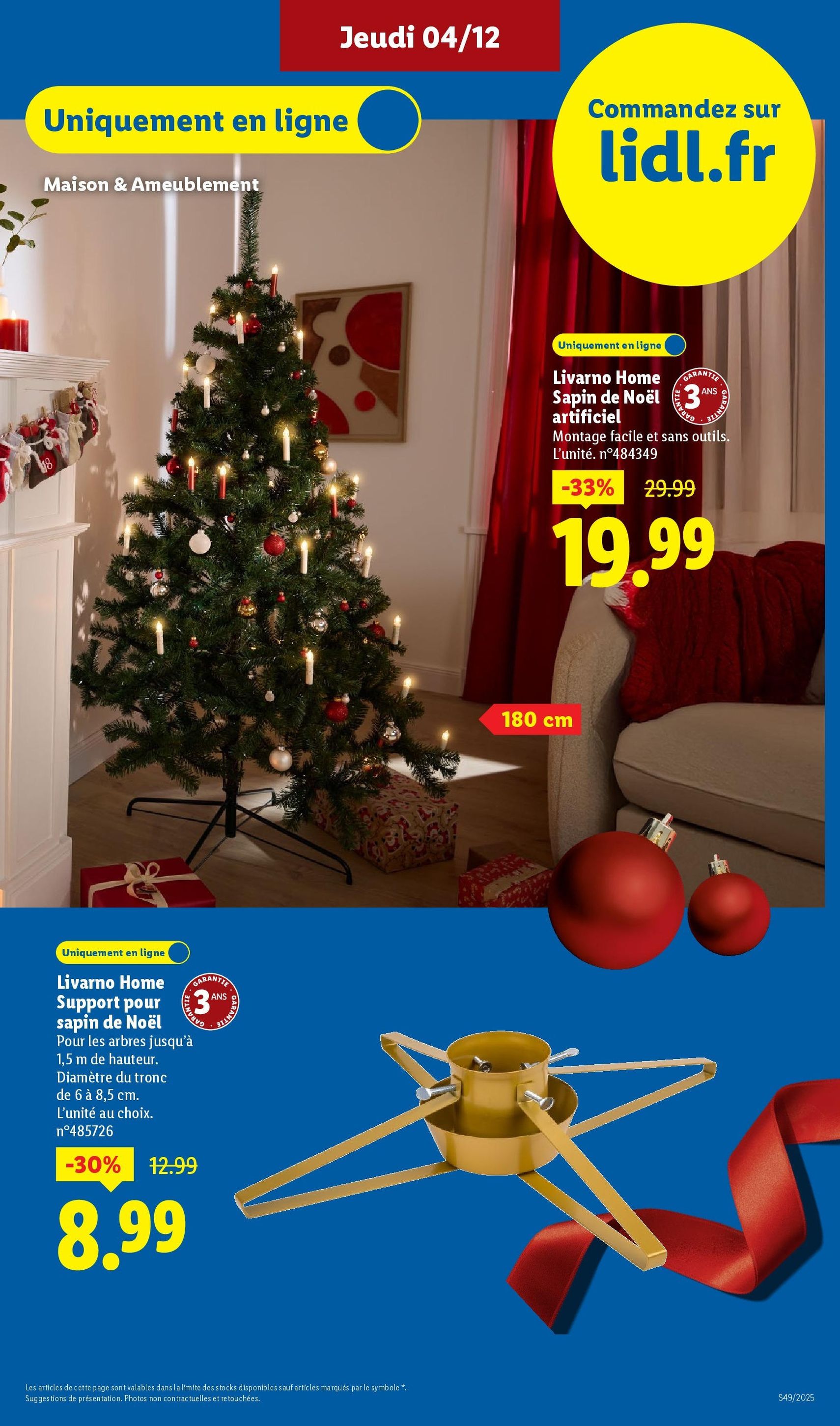 LIDL catalogue semaine 49 - brochure valable à partir du 04/12/2025, page 63 sur 96