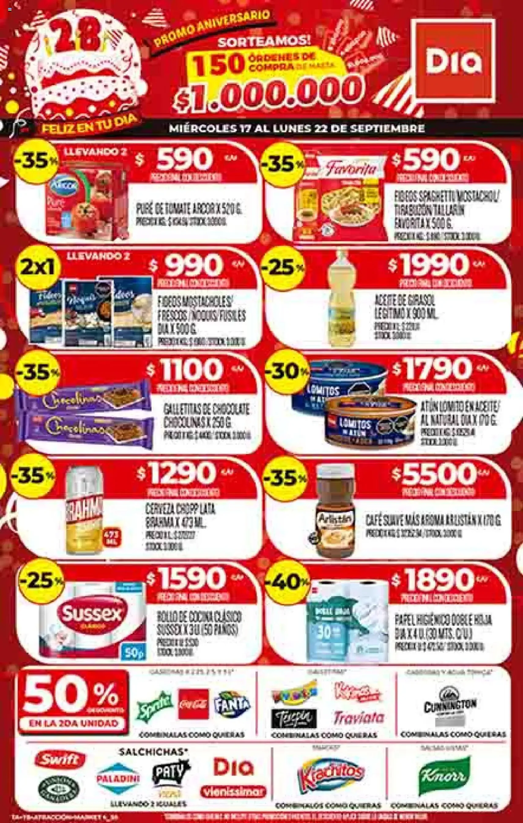 Supermercado DIA Ofertas - folleto válido desde 17/09/2025 página 1 de 77