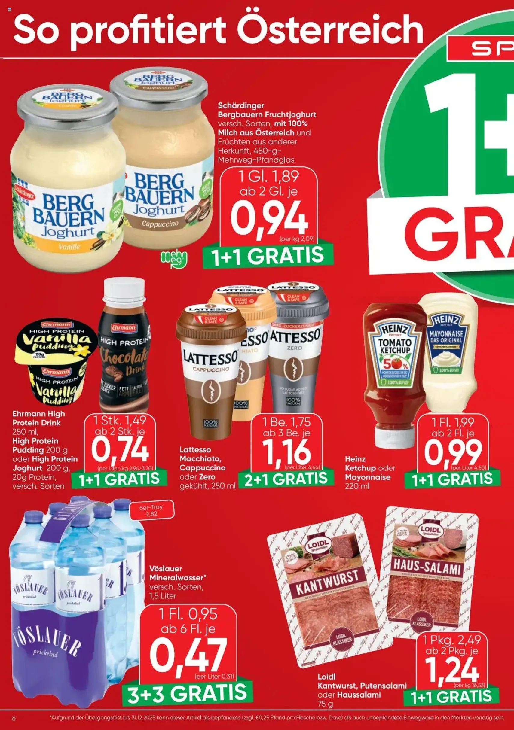Spar Flugblatt - Gültiger Prospekt ab 09.10.2025, Seite 6 von insgesamt 24
