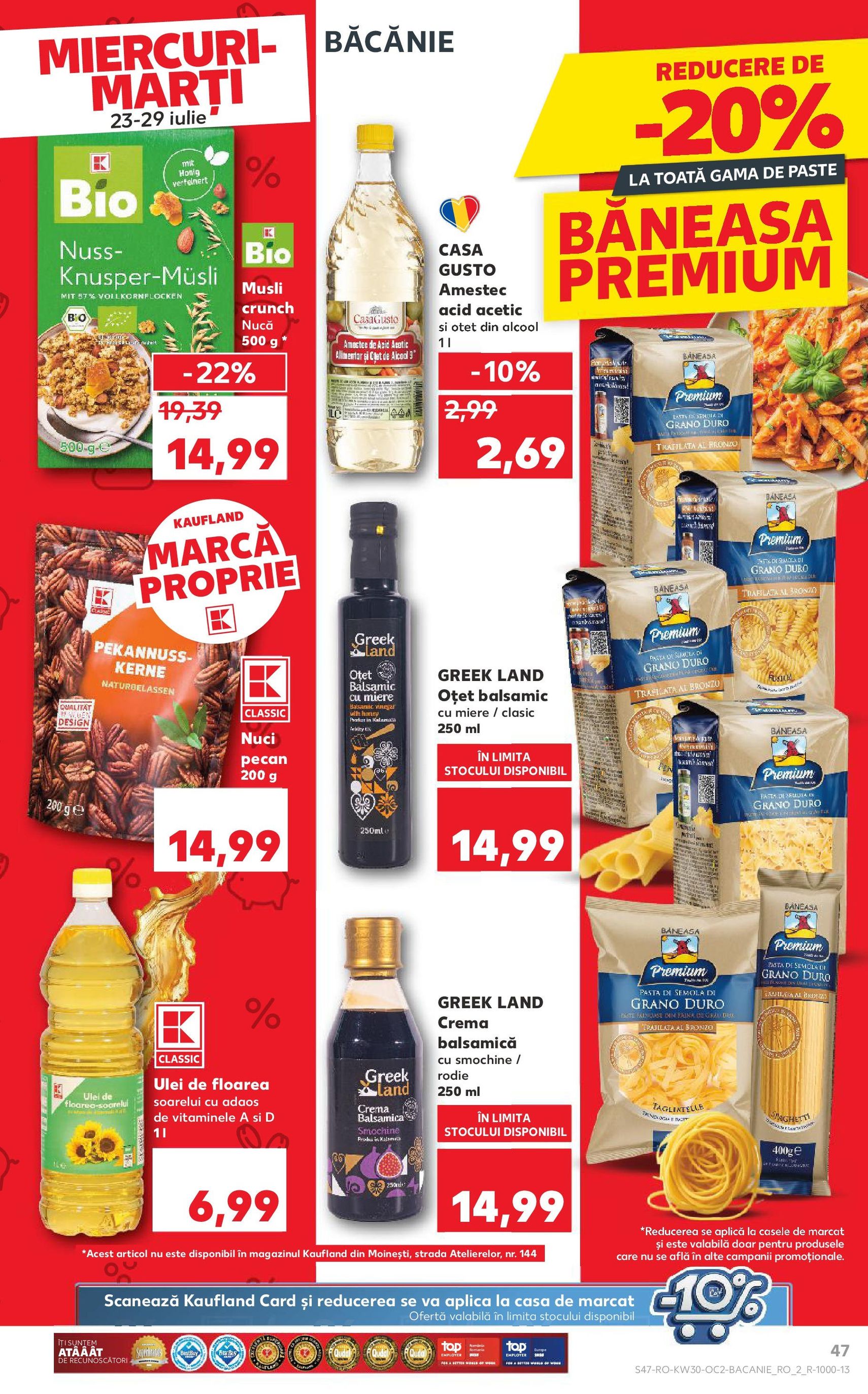 Catalog Kaufland - Bucureşti - cataloage valabile începând cu 23.07.2025 pagina 47 din 72 Catalog Kaufland - Bucureşti - cataloage valabile începând cu 23.07.2025 pagina 47 din 72