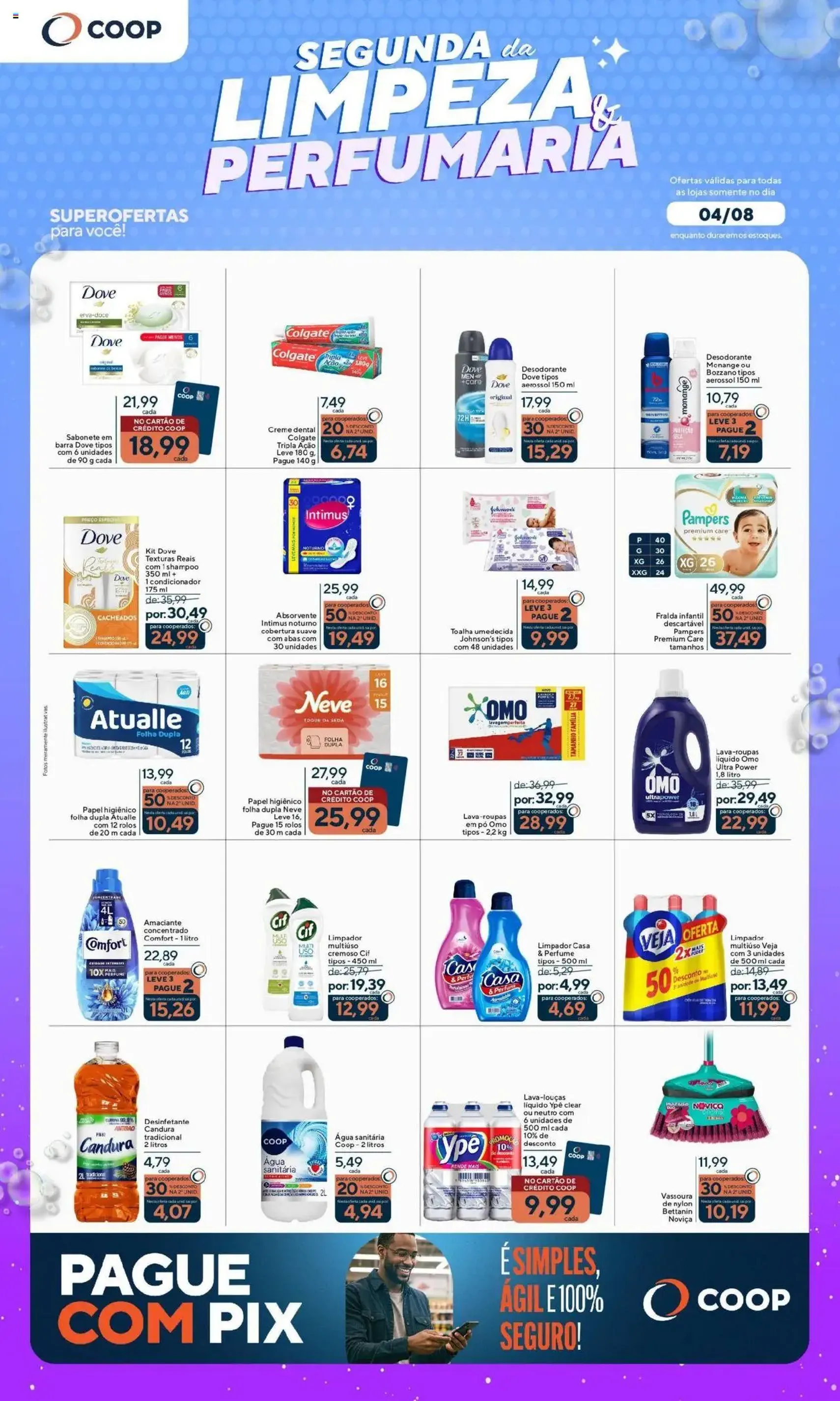 Coop - Ofertas Segunda da Limpeza e Perfumaria - folheto válido a partir de 04/08/2025 página 1 de 1