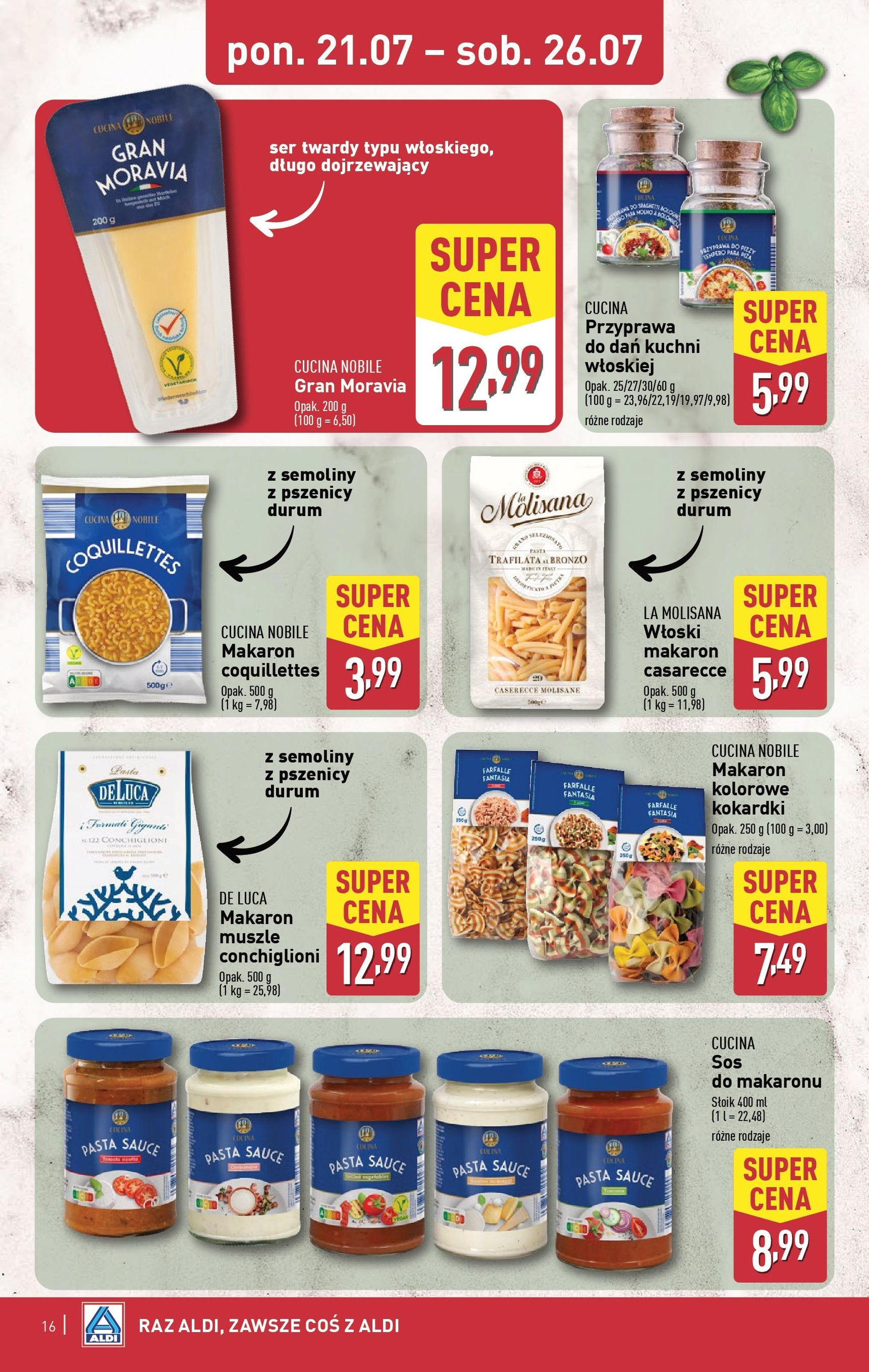 Aldi Gazetka - ważny gazetka od 21.07.2025 strona 16 z 42