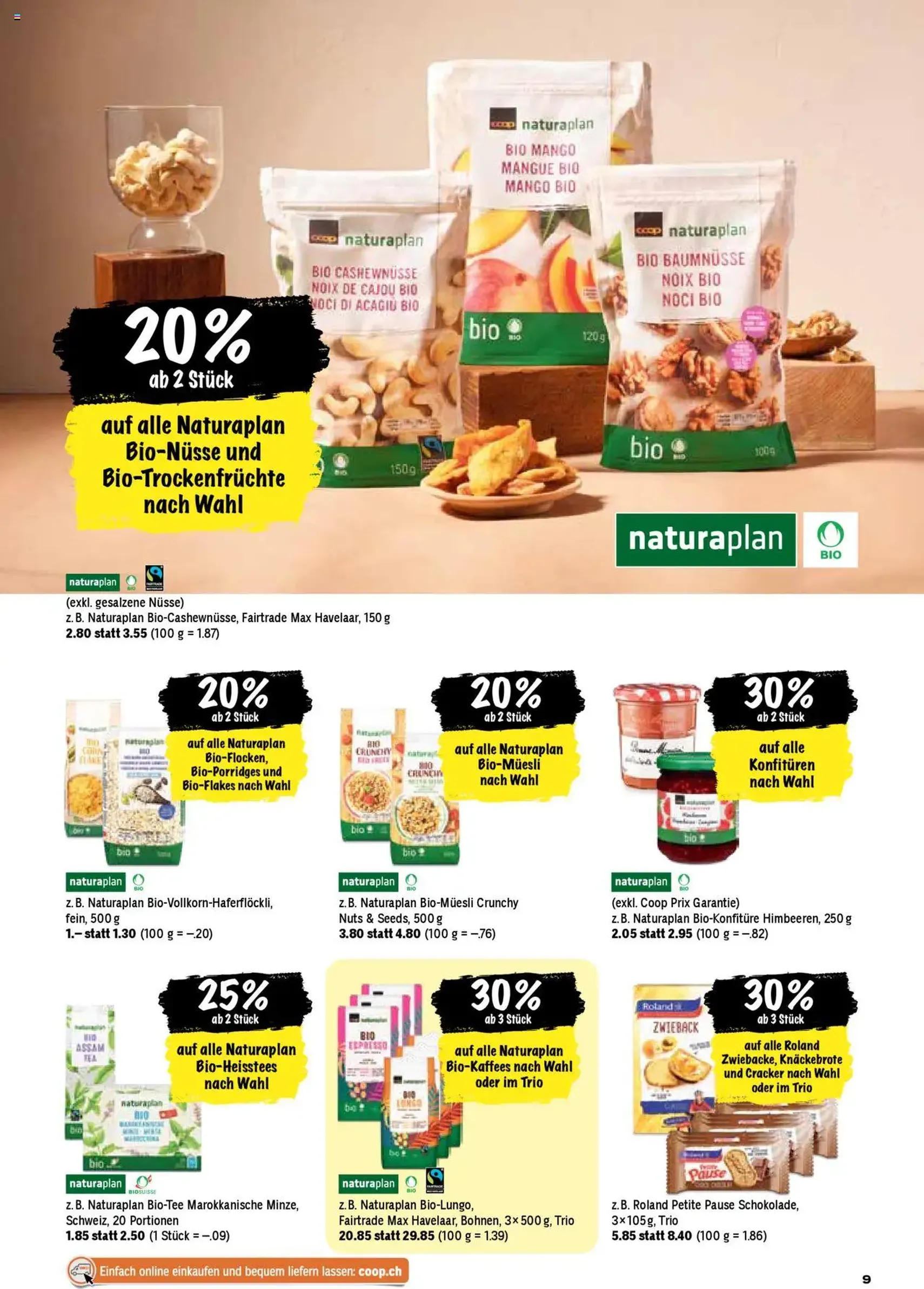Coop Aktionen - Gültiger Prospekt ab 28.08.2025, Seite 9 von insgesamt 24 Coop Aktionen - Gültiger Prospekt ab 28.08.2025, Seite 9 von insgesamt 24