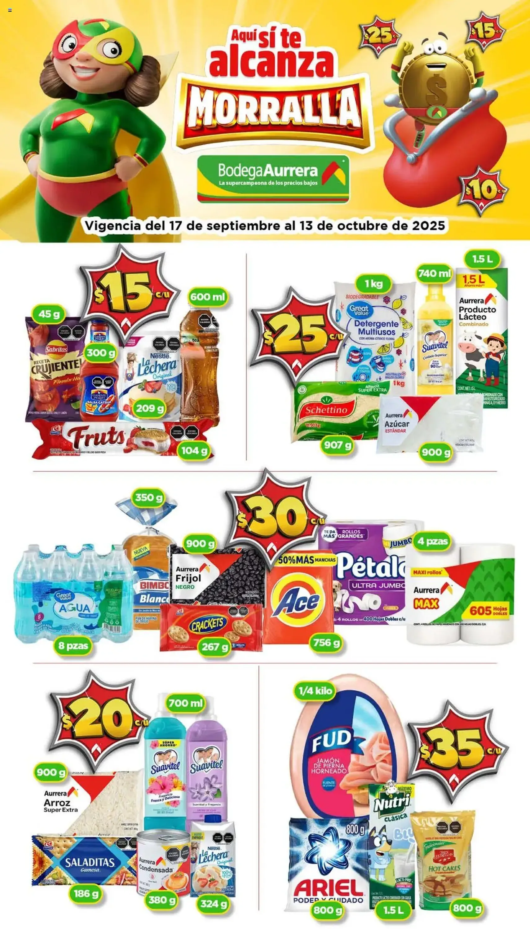 Bodega Aurrerá - Folleto Morralla - folleto válido desde 17/09/2025 página 1 de 11