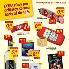 Koruna klub - náhľad letáku platný od 24.04.2026