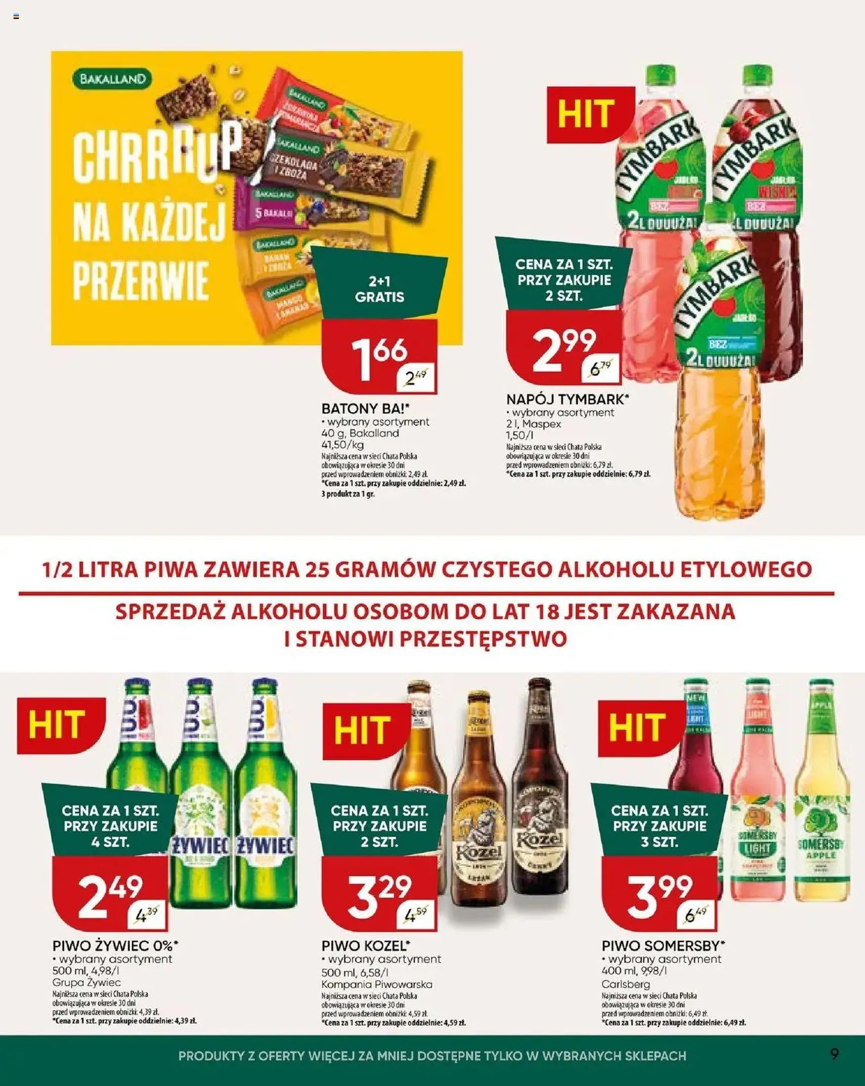 Chata Polska Gazetka - ważny gazetka od 28.08.2025 strona 9 z 23 Chata Polska Gazetka - ważny gazetka od 28.08.2025 strona 9 z 23