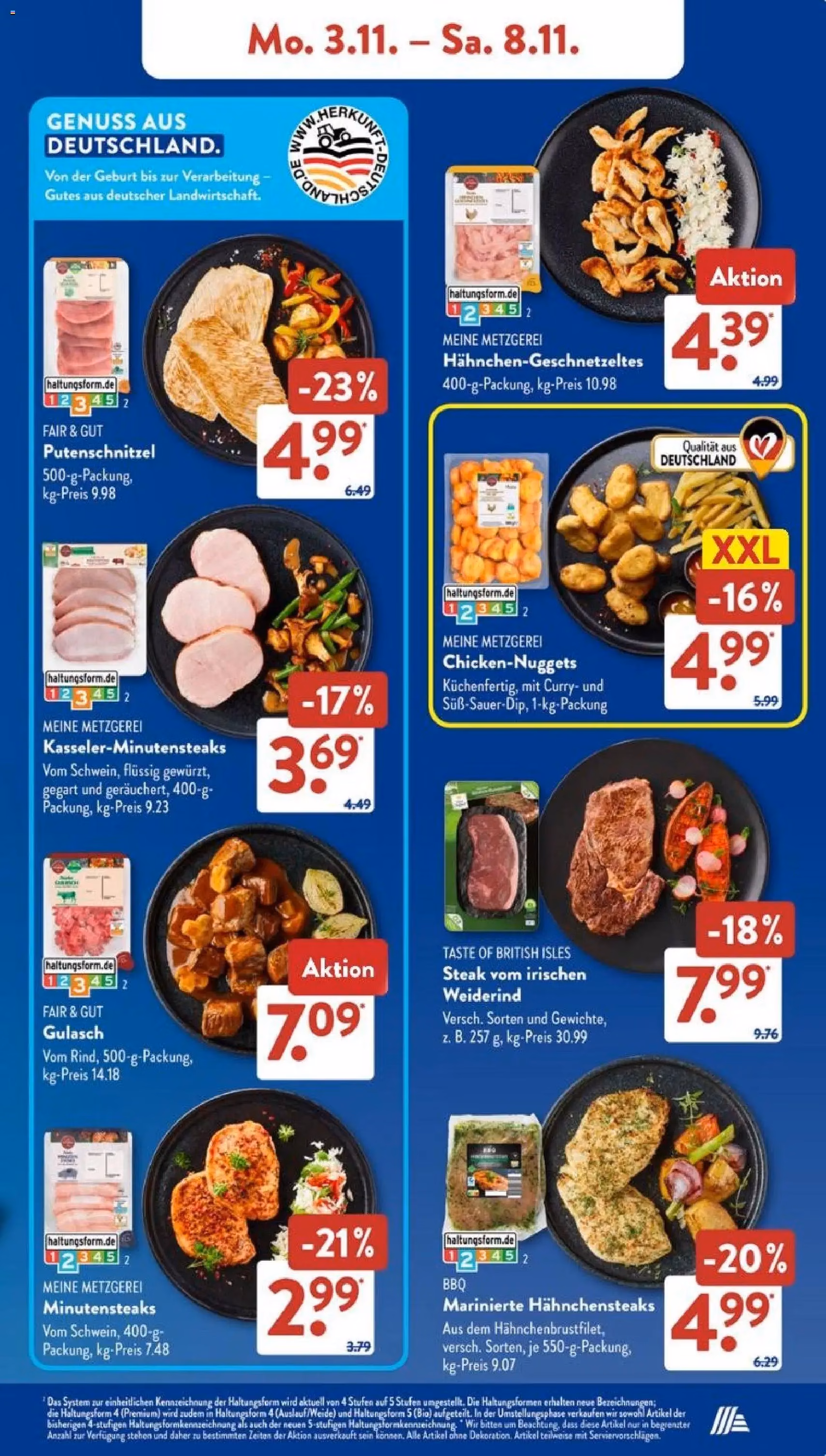 Aldi Süd Prospekt - Gültiger Prospekt ab 03.11.2025, Seite 5 von insgesamt 39 Aldi Süd Prospekt - Gültiger Prospekt ab 03.11.2025, Seite 5 von insgesamt 39