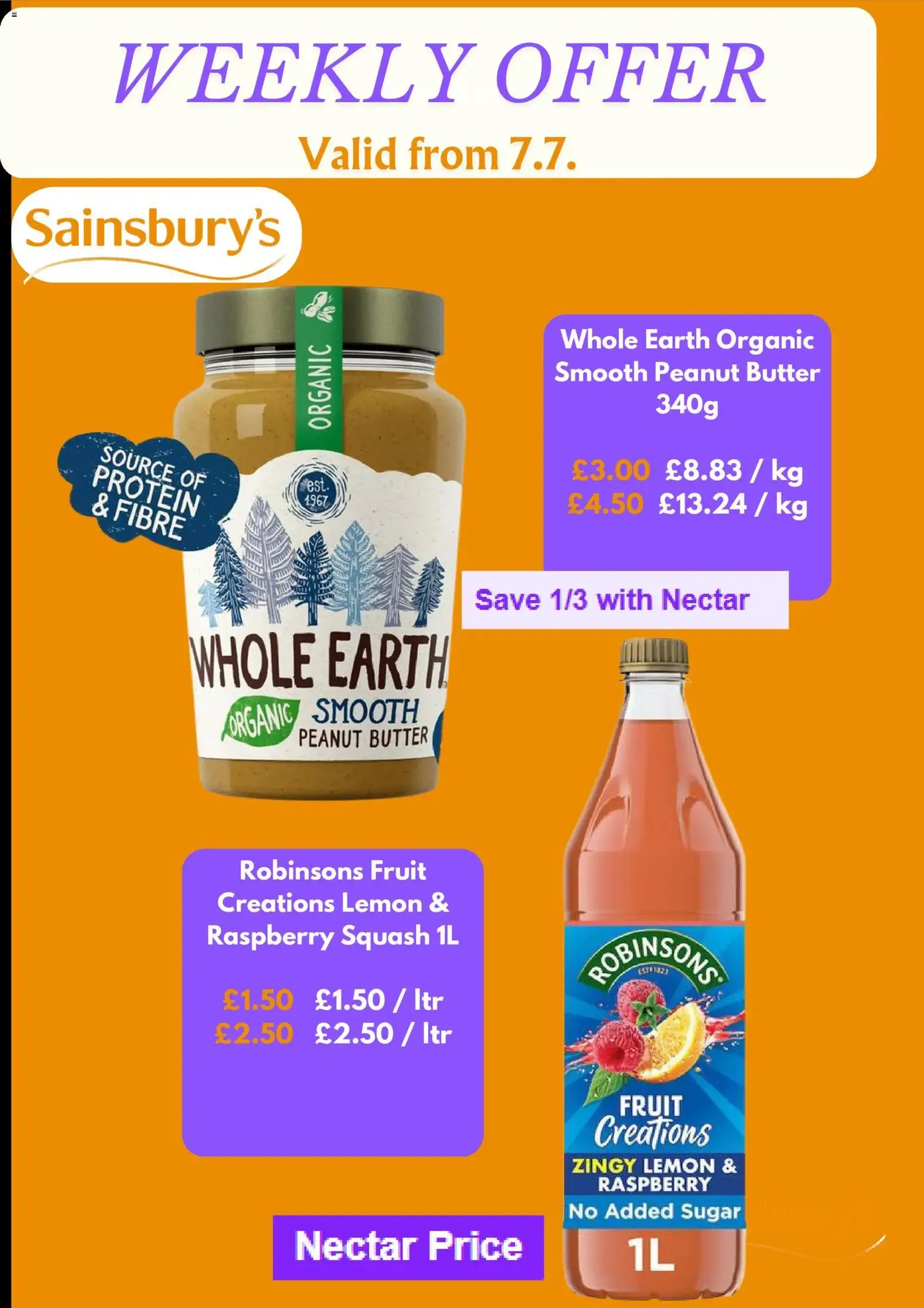 Sainsbury's - Offers - valid flyer from 07/07/2026, page 4 of 5