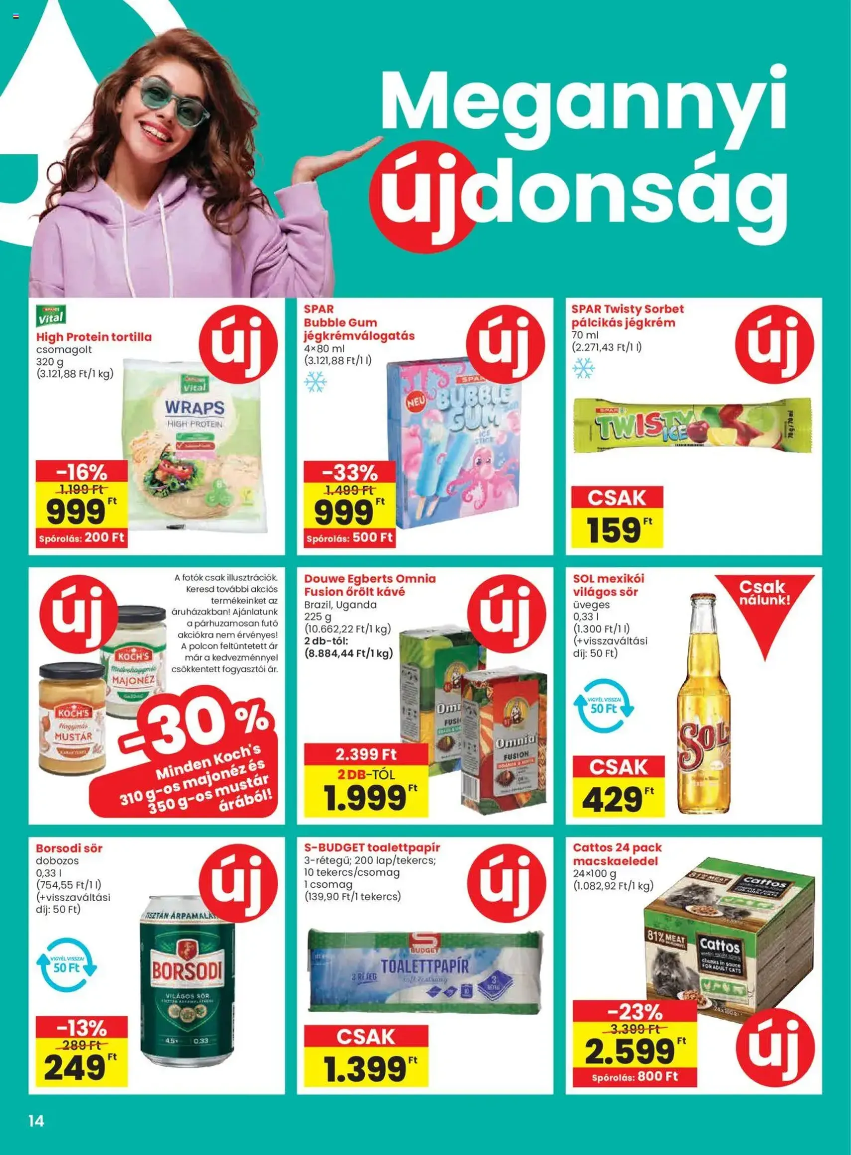Spar Akciós újság - 2025.07.31. érvényes szórólap 14 oldal 20 oldalból Spar Akciós újság - 2025.07.31. érvényes szórólap 14 oldal 20 oldalból