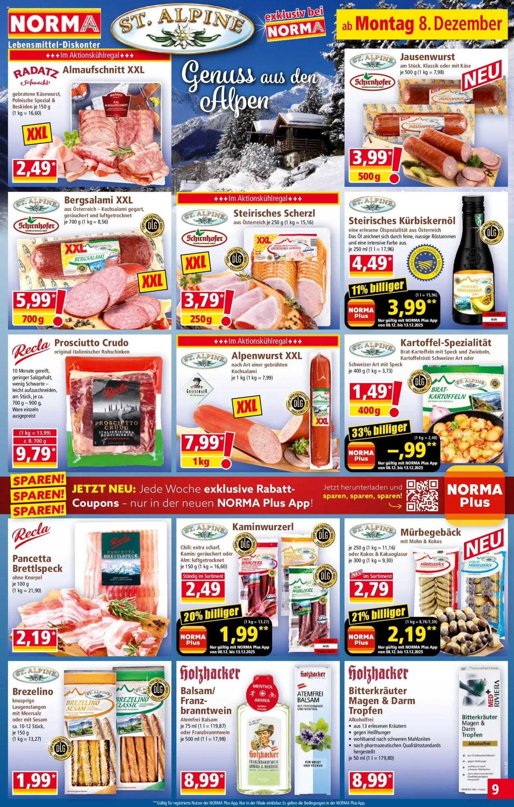 Norma Flugblatt - Gültiger Prospekt ab 08.12.2025, Seite 9 von insgesamt 20