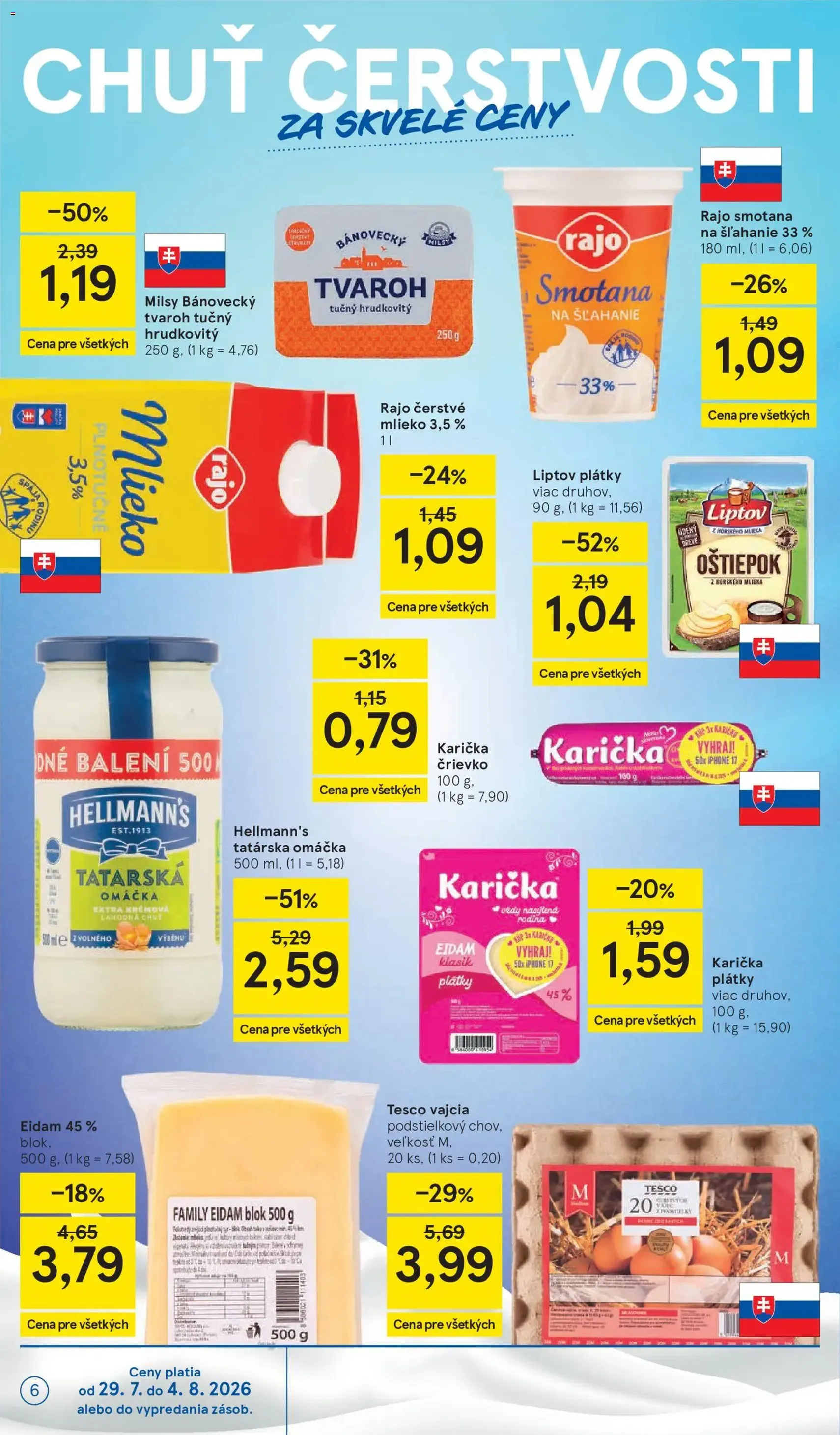 Tesco Hypermarket - leták - platný leták od 29.07.2026 strana 6 z 53