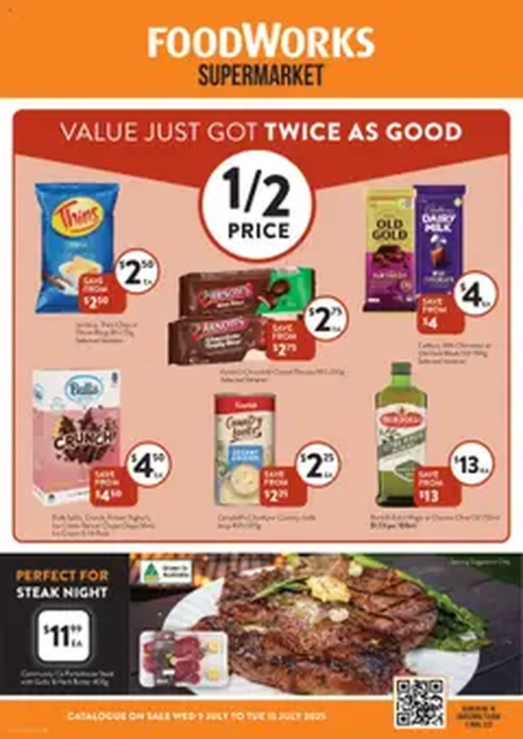 Foodworks Catalogue NSW - valid flyer from 09/07/2025, page 1 of 1