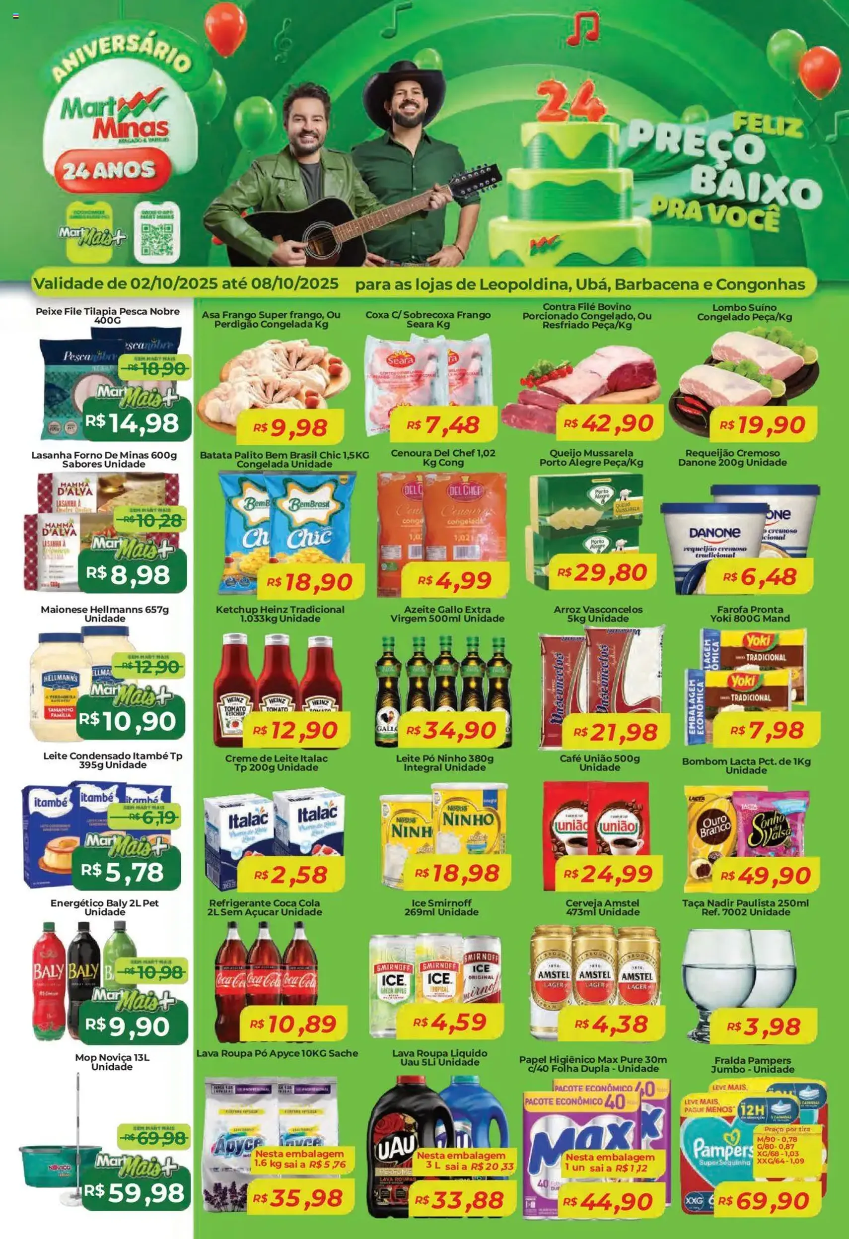 Mart Minas - Ofertas da semana - folheto válido a partir de 02/10/2025 página 1 de 8