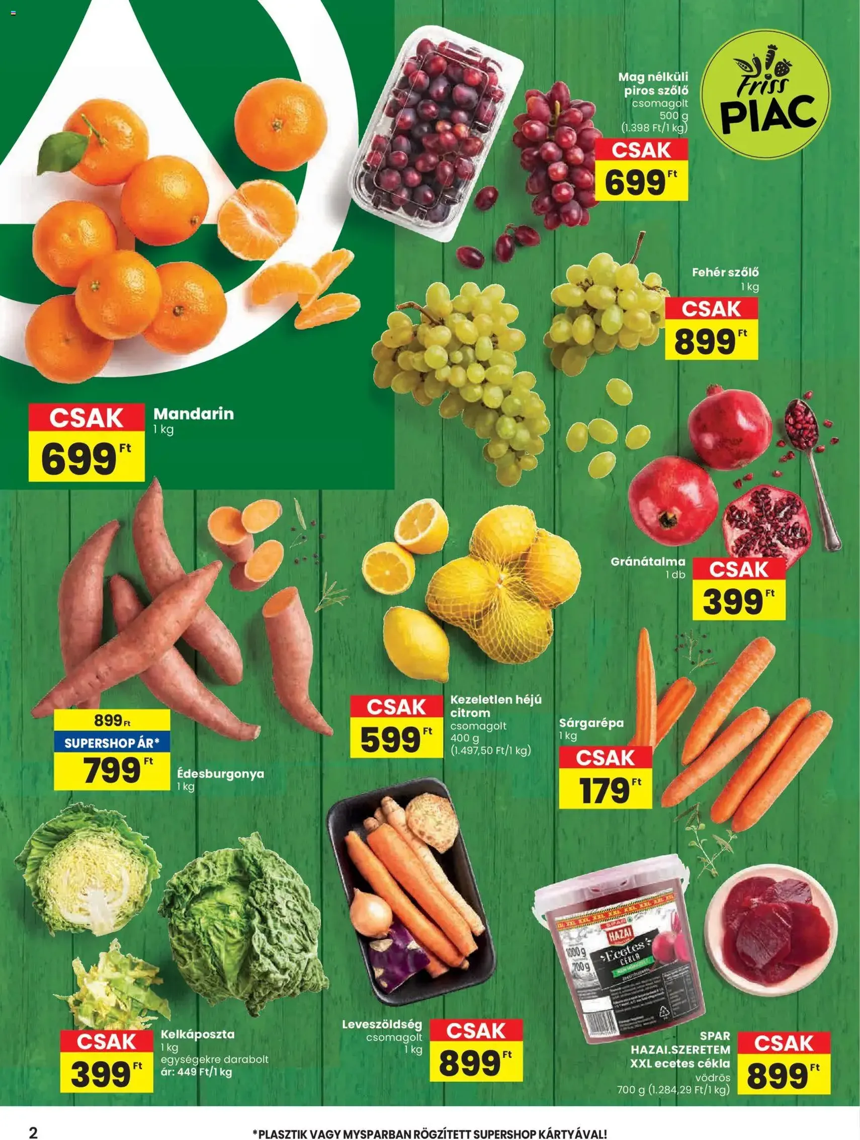 Spar Akciós újság - 2025.10.30. érvényes szórólap 2 oldal 20 oldalból Spar Akciós újság - 2025.10.30. érvényes szórólap 2 oldal 20 oldalból