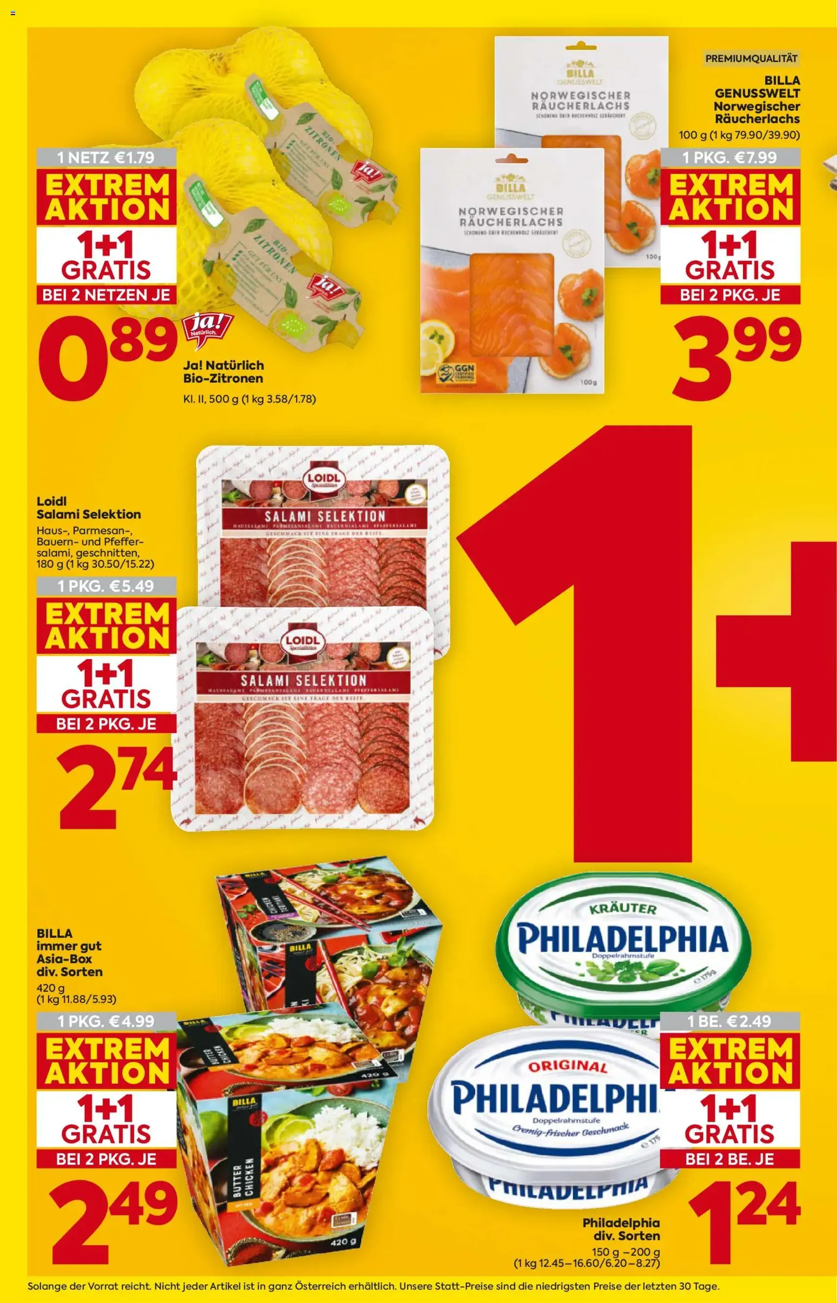 Billa Flugblatt - Gültiger Prospekt ab 22.01.2026, Seite 4 von insgesamt 20