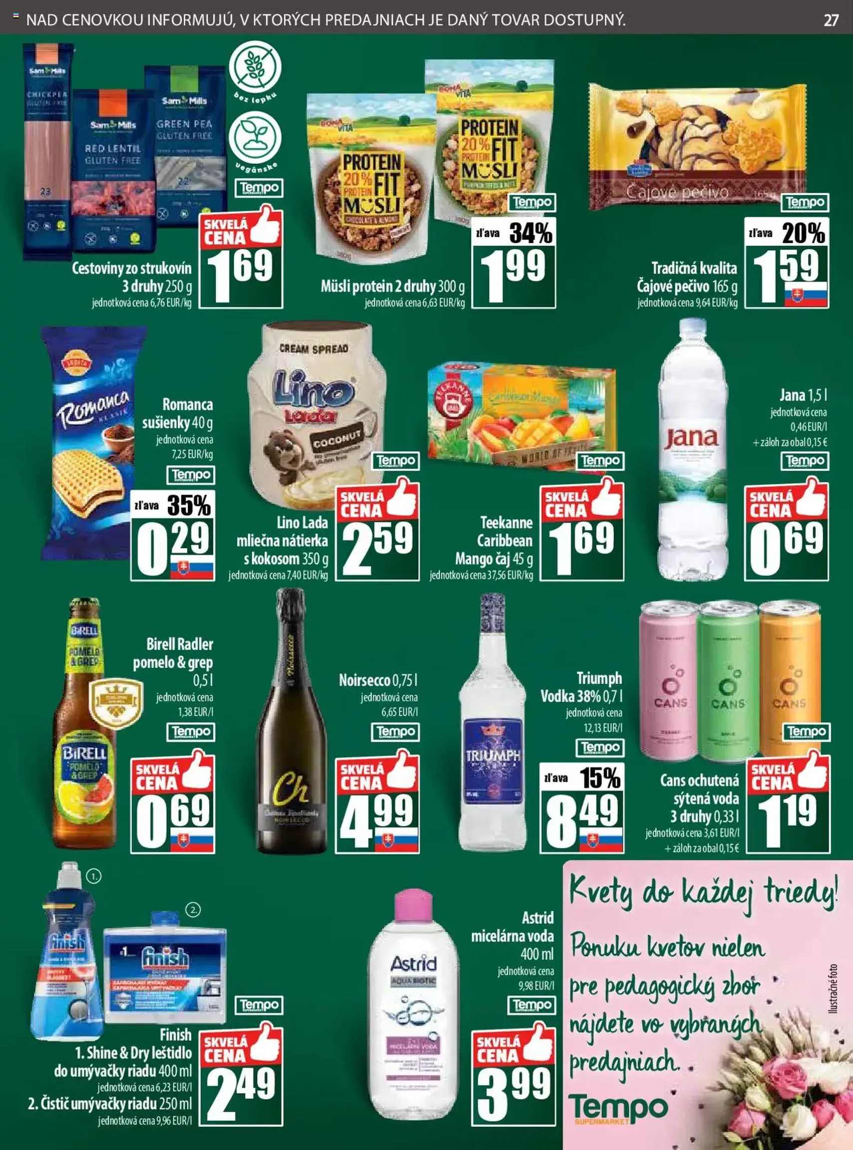 COOP Jednota leták - platný leták od 21.08.2025 strana 27 z 28