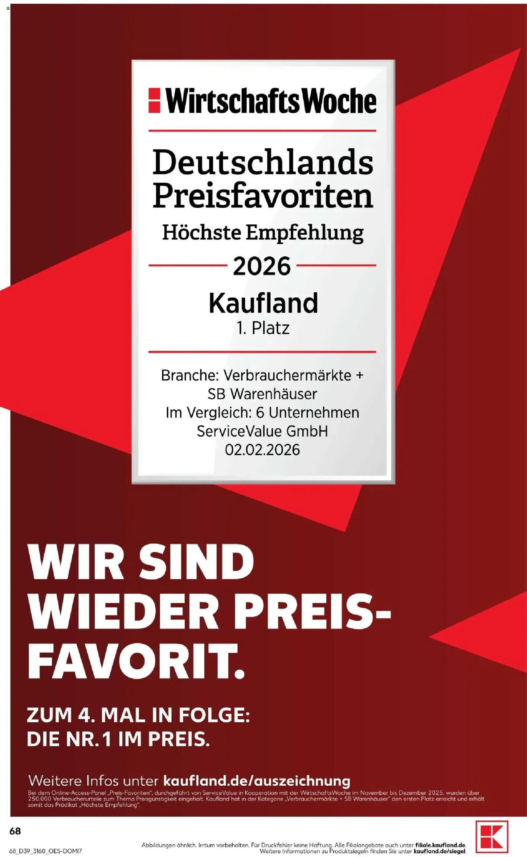 Kaufland Prospekt - Gültiger Prospekt ab 24.09.2026, Seite 68 von insgesamt 72