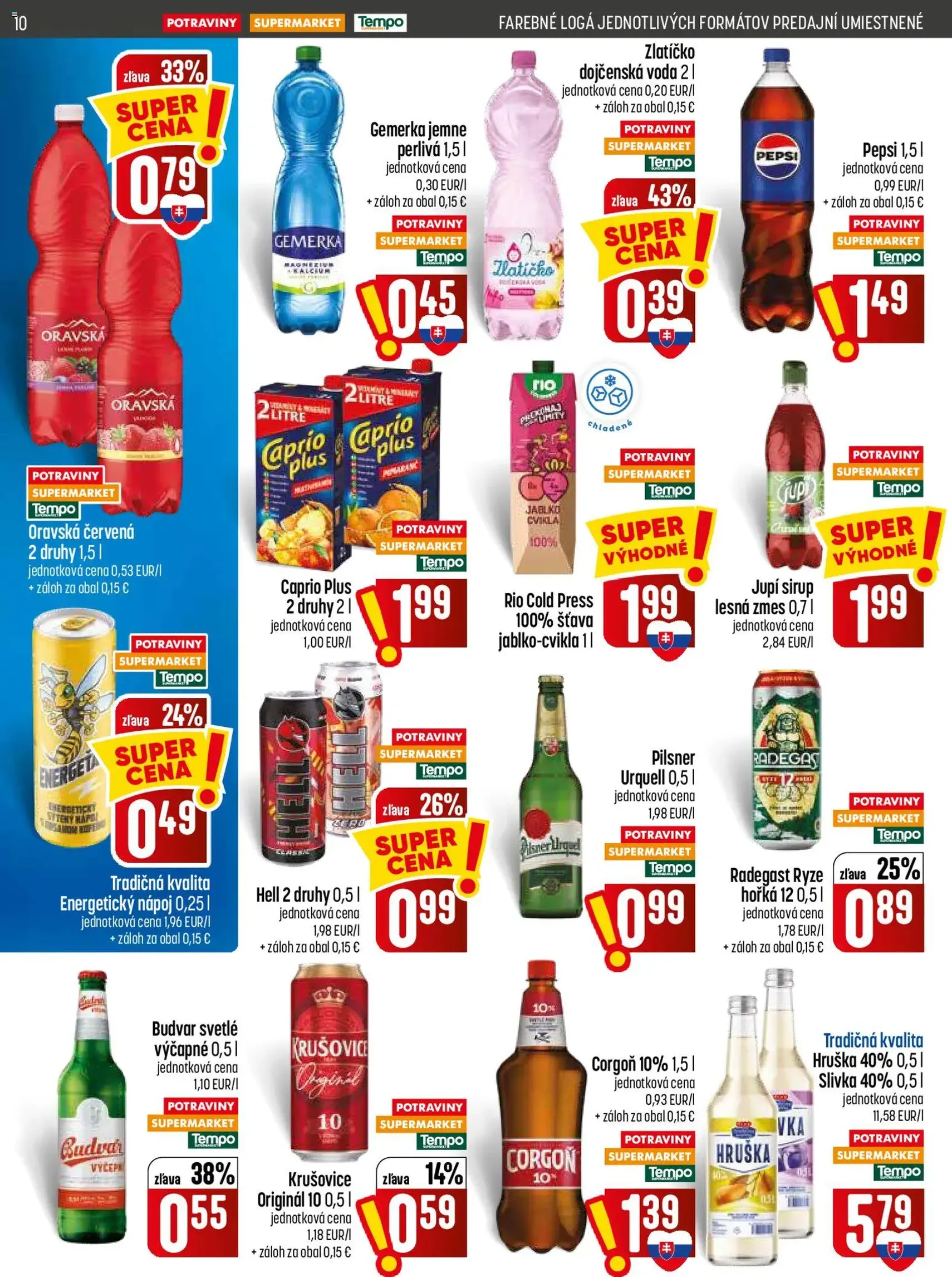 COOP Jednota leták - platný leták od 16.07.2026 strana 10 z 28