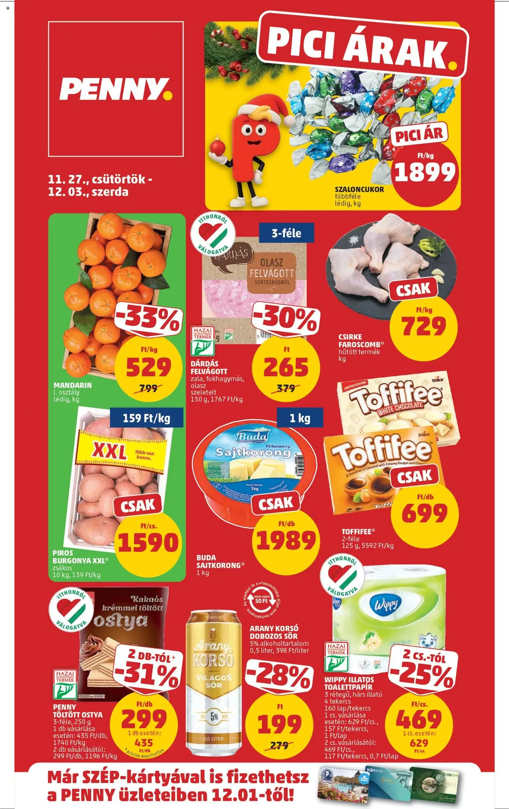 PENNY Akciós újság - 2025.11.27. érvényes szórólap 1 oldal 46 oldalból