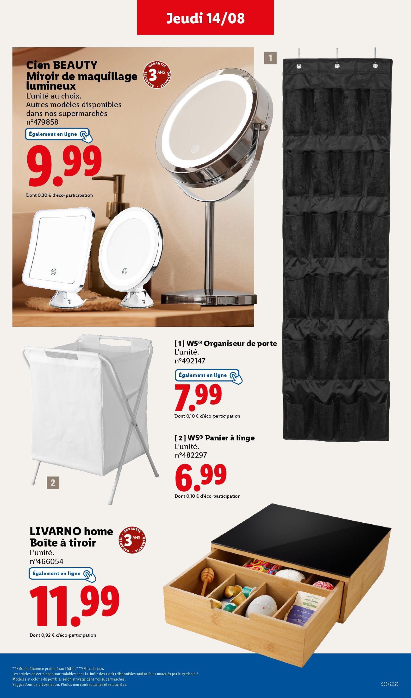 LIDL catalogue semaine 32 - brochure valable à partir du 14/08/2025, page 41 sur 72