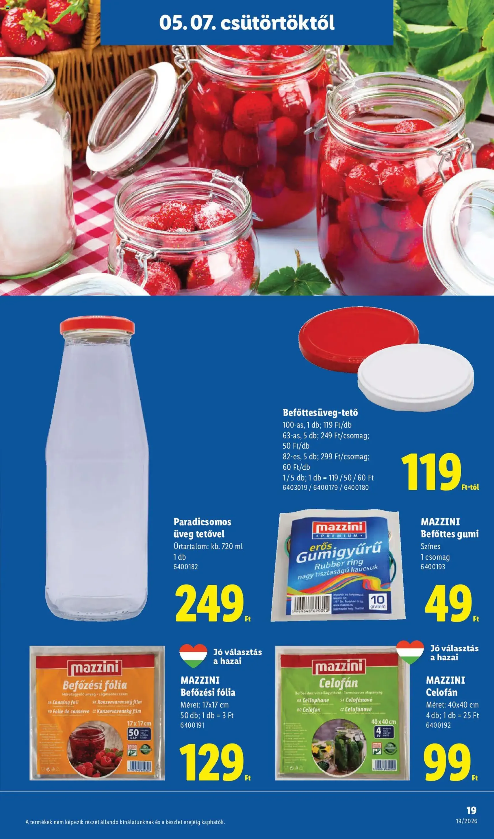 Lidl akciós újság - 2026.05.07. érvényes szórólap 19 oldal 76 oldalból