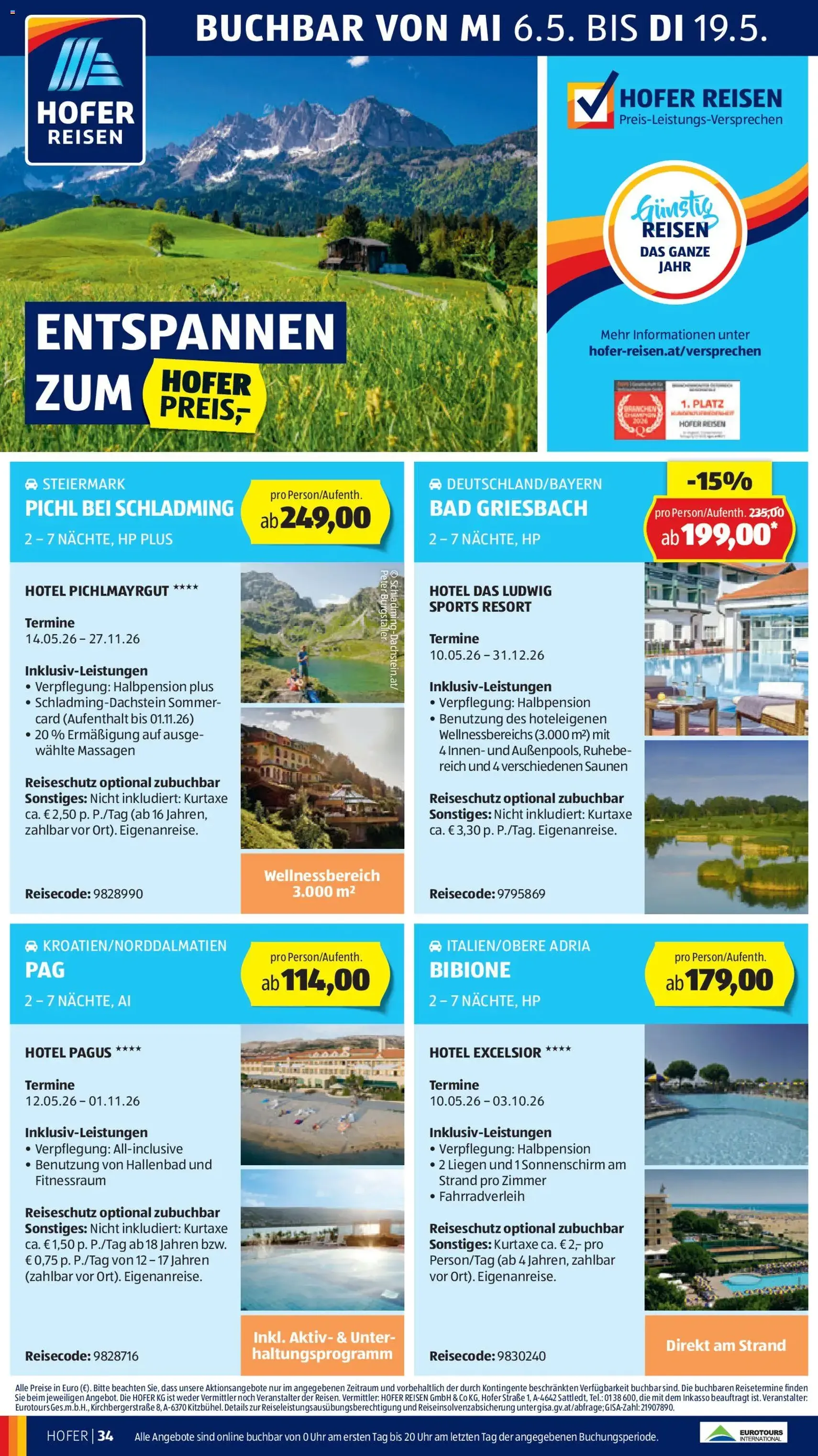 Hofer Flugblatt - Gültiger Prospekt ab 06.05.2026, Seite 40 von insgesamt 46