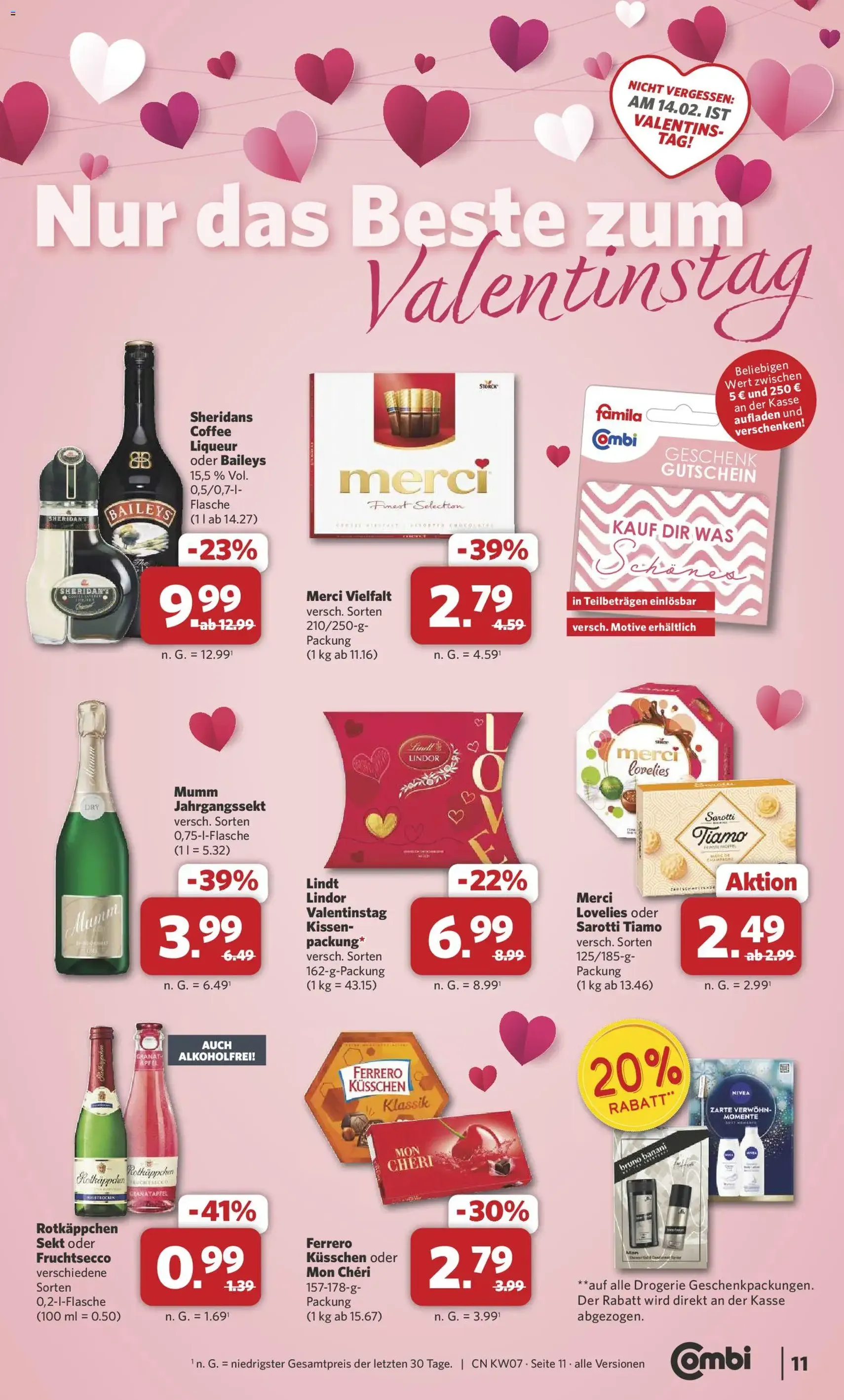 Combi Prospekt - Gültiger Prospekt ab 09.02.2026, Seite 11 von insgesamt 31