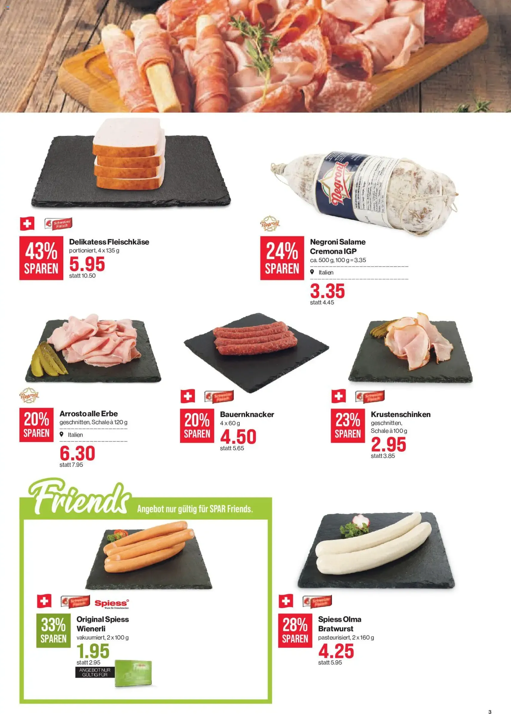 SPAR aktionen - Gültiger Prospekt ab 10.09.2026, Seite 3 von insgesamt 17