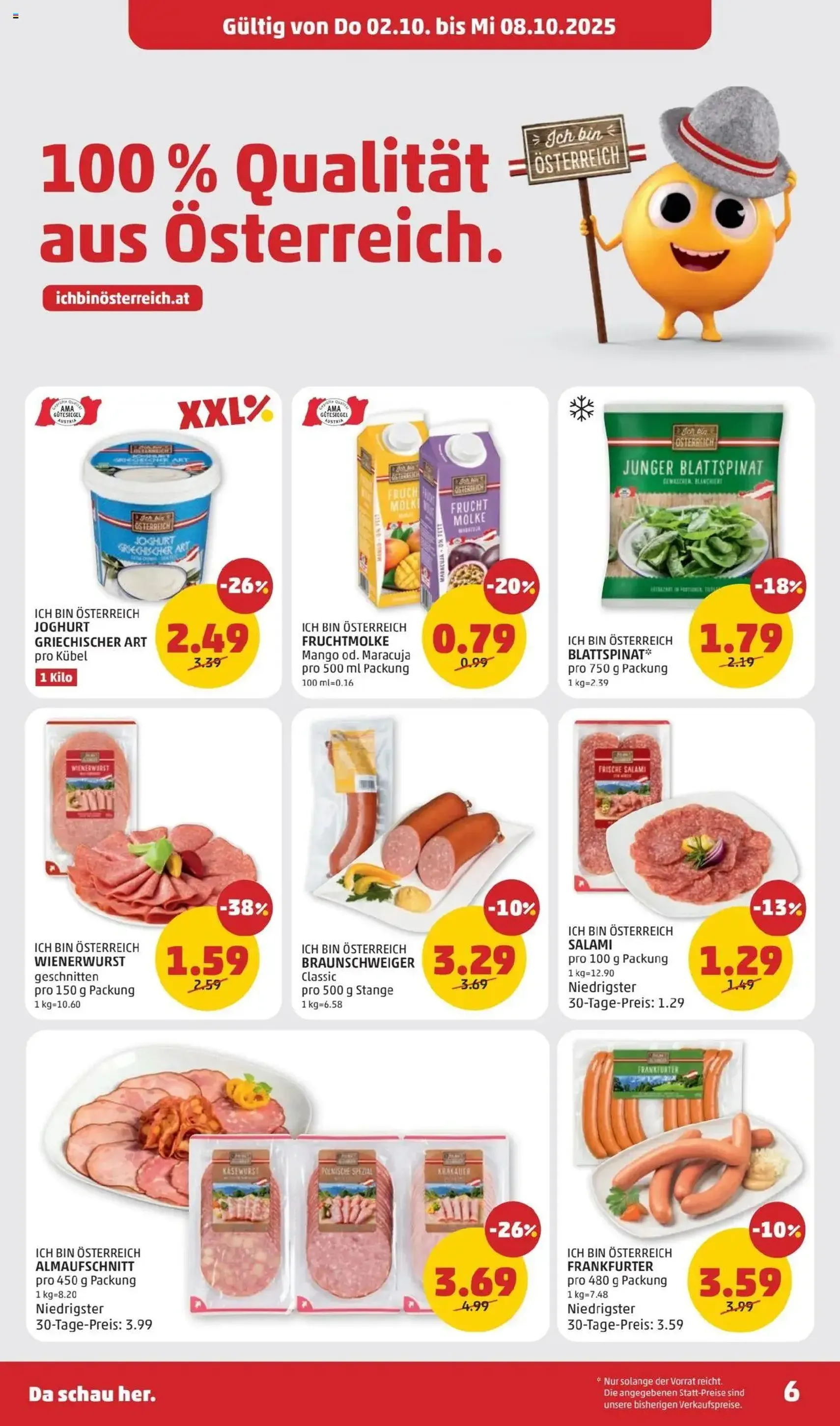 Penny Markt Flugblatt - Gültiger Prospekt ab 02.10.2025, Seite 6 von insgesamt 32