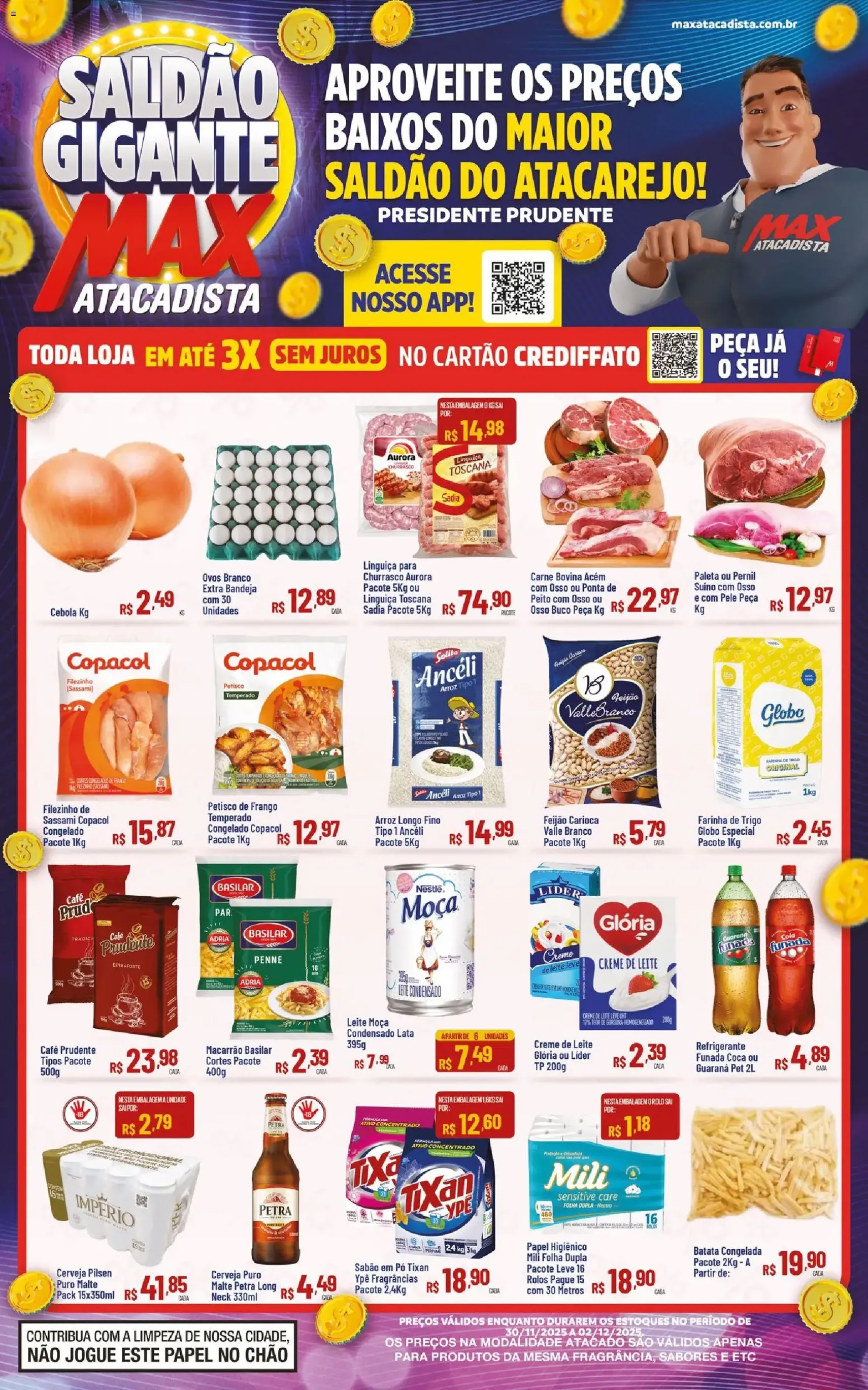 Max Atacadista - Ofertas Saldao - folheto válido a partir de 30/11/2025 página 1 de 2