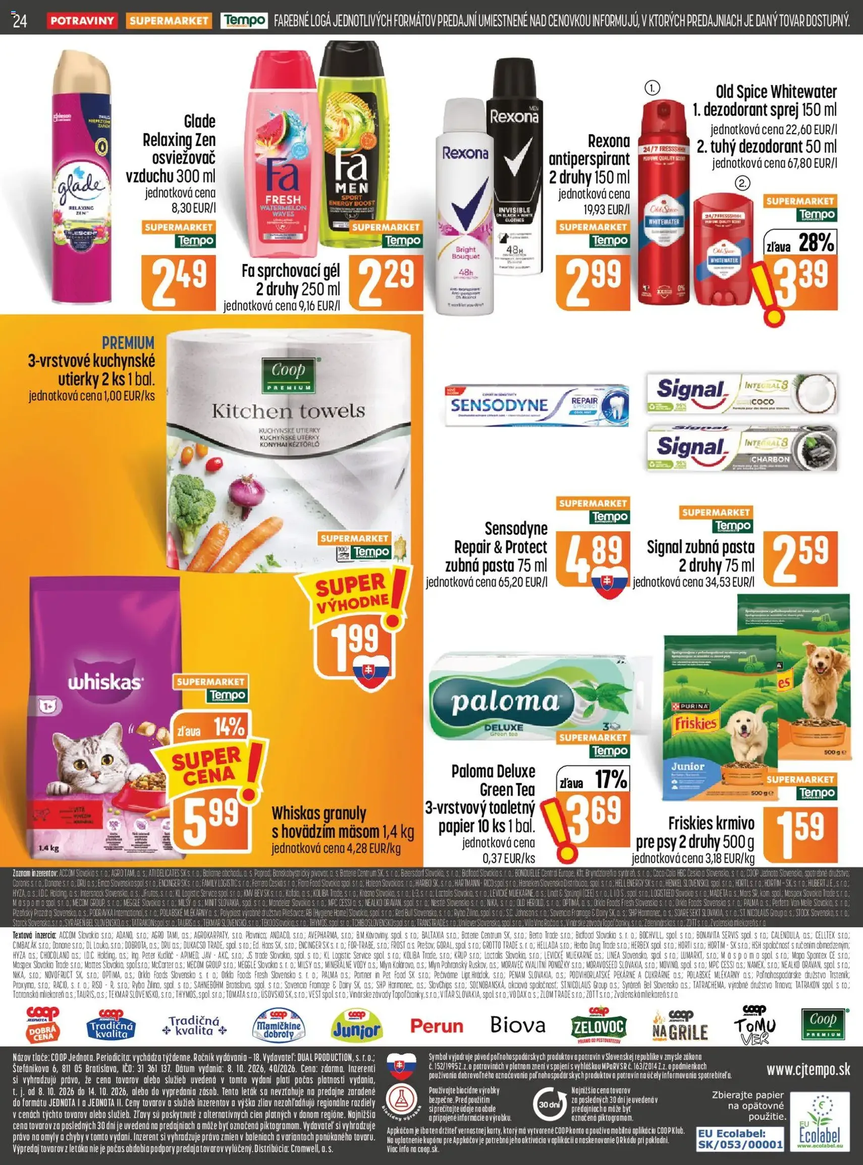 COOP Jednota leták - platný leták od 08.10.2026 strana 24 z 28