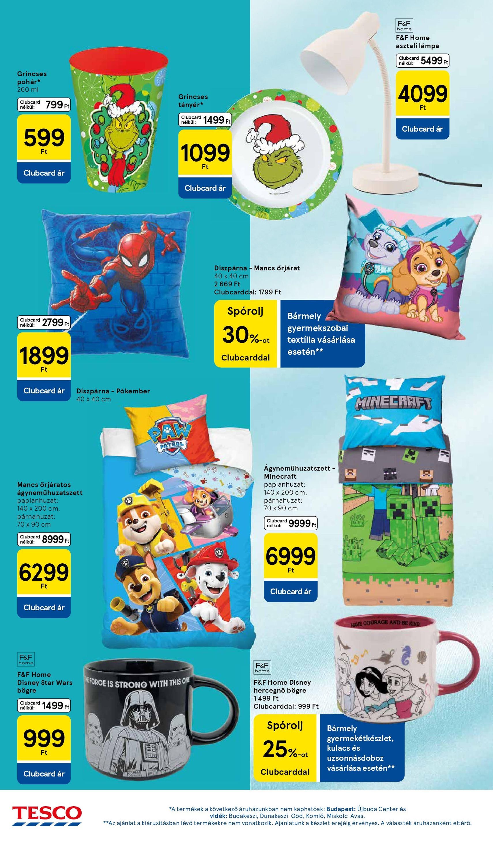 Tesco Hipermarket - Akciós újság - 2025.10.30. érvényes szórólap 12 oldal 32 oldalból