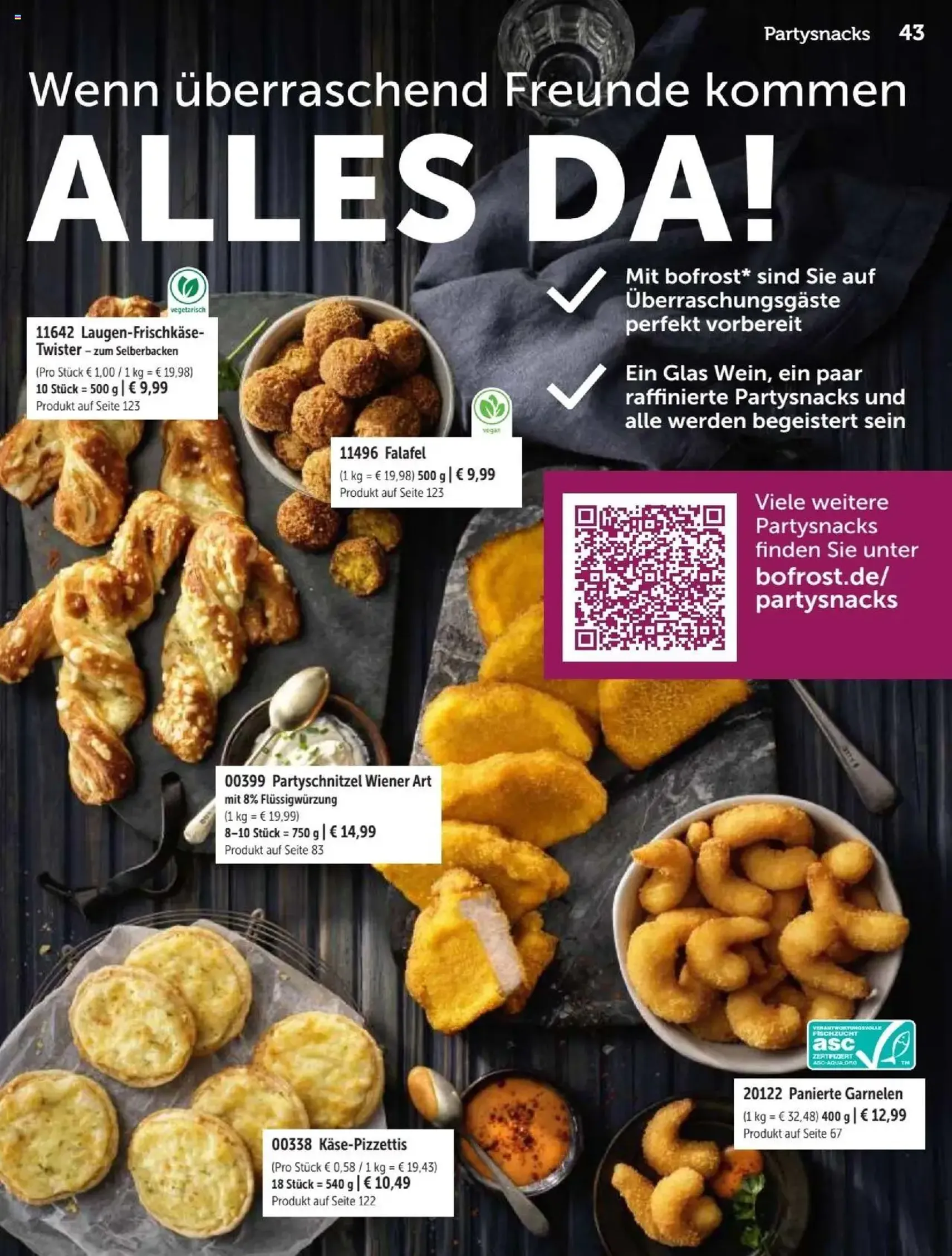 Bofrost Katalog - Gültiger Prospekt ab 07.09.2025, Seite 43 von insgesamt 148 Bofrost Katalog - Gültiger Prospekt ab 07.09.2025, Seite 43 von insgesamt 148
