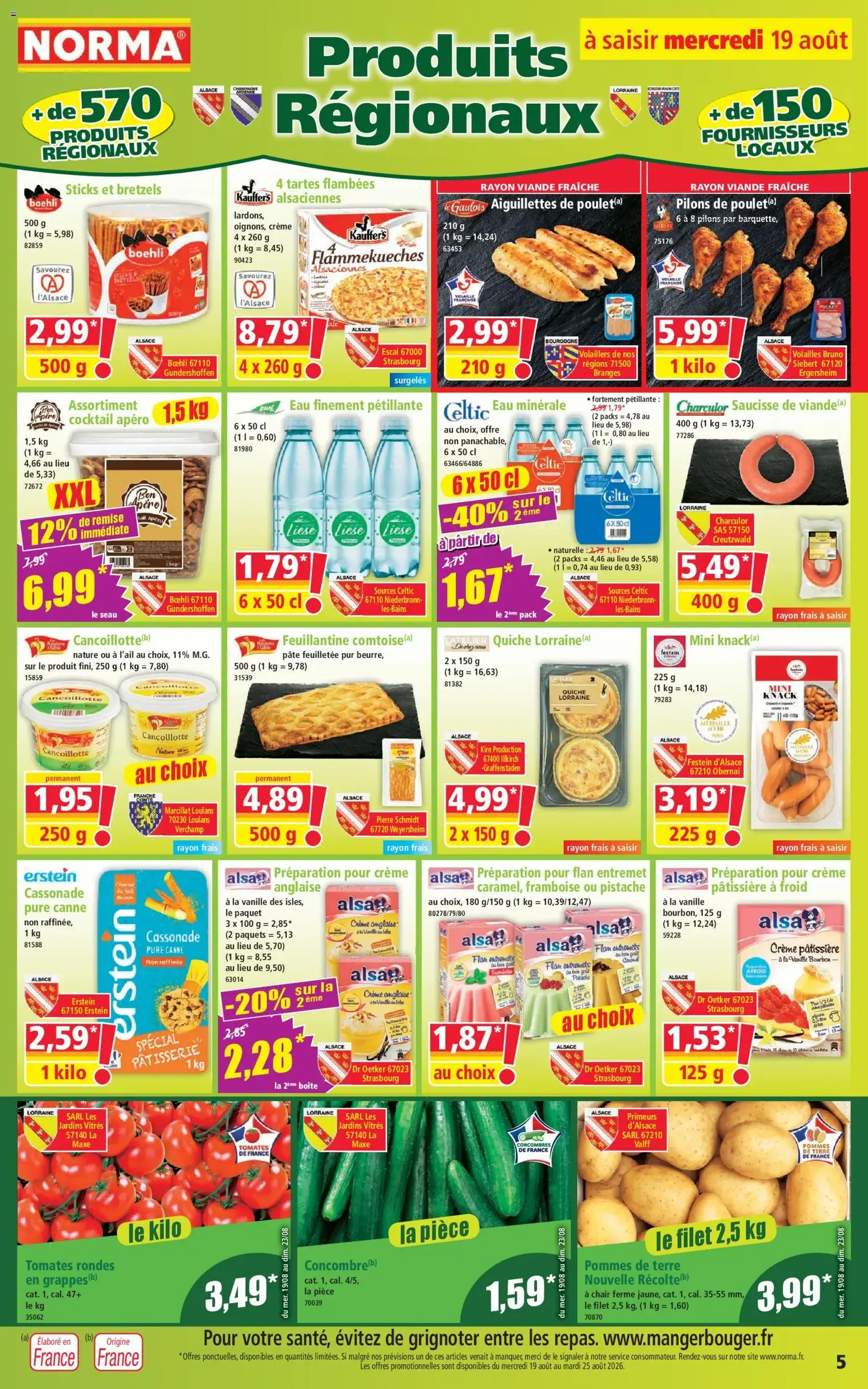 Norma catalogue - brochure valable à partir du 19/08/2026, page 5 sur 12