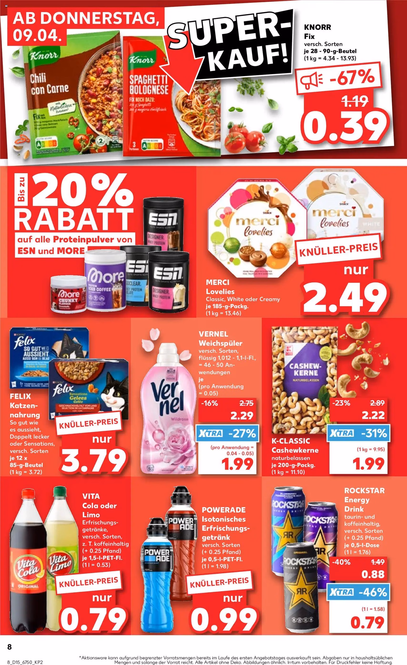 Kaufland Prospekt - Gültiger Prospekt ab 09.04.2026, Seite 8 von insgesamt 58