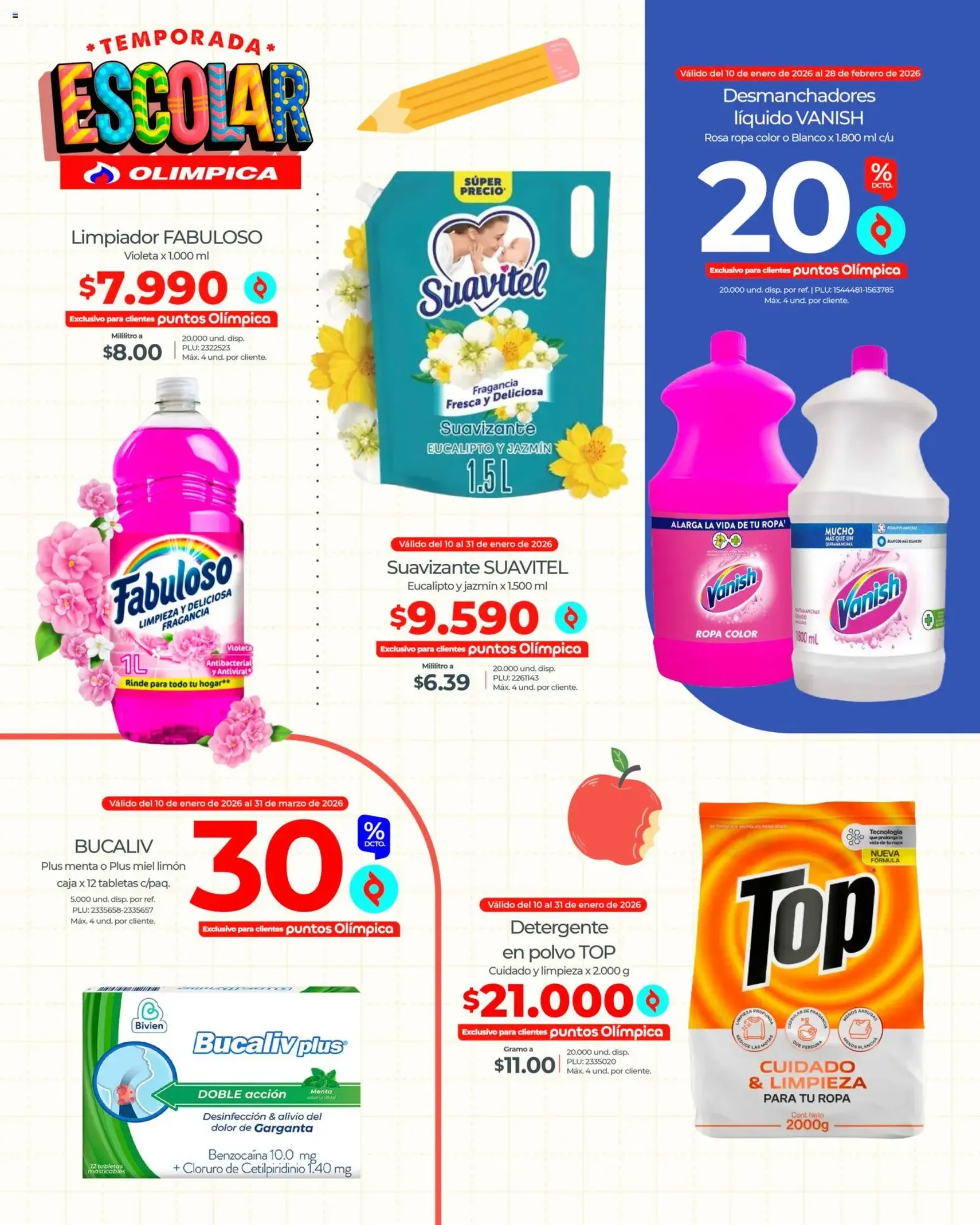 Olímpica - Temporada escolar - folleto válido desde 10/01/2026 página 34 de 37
