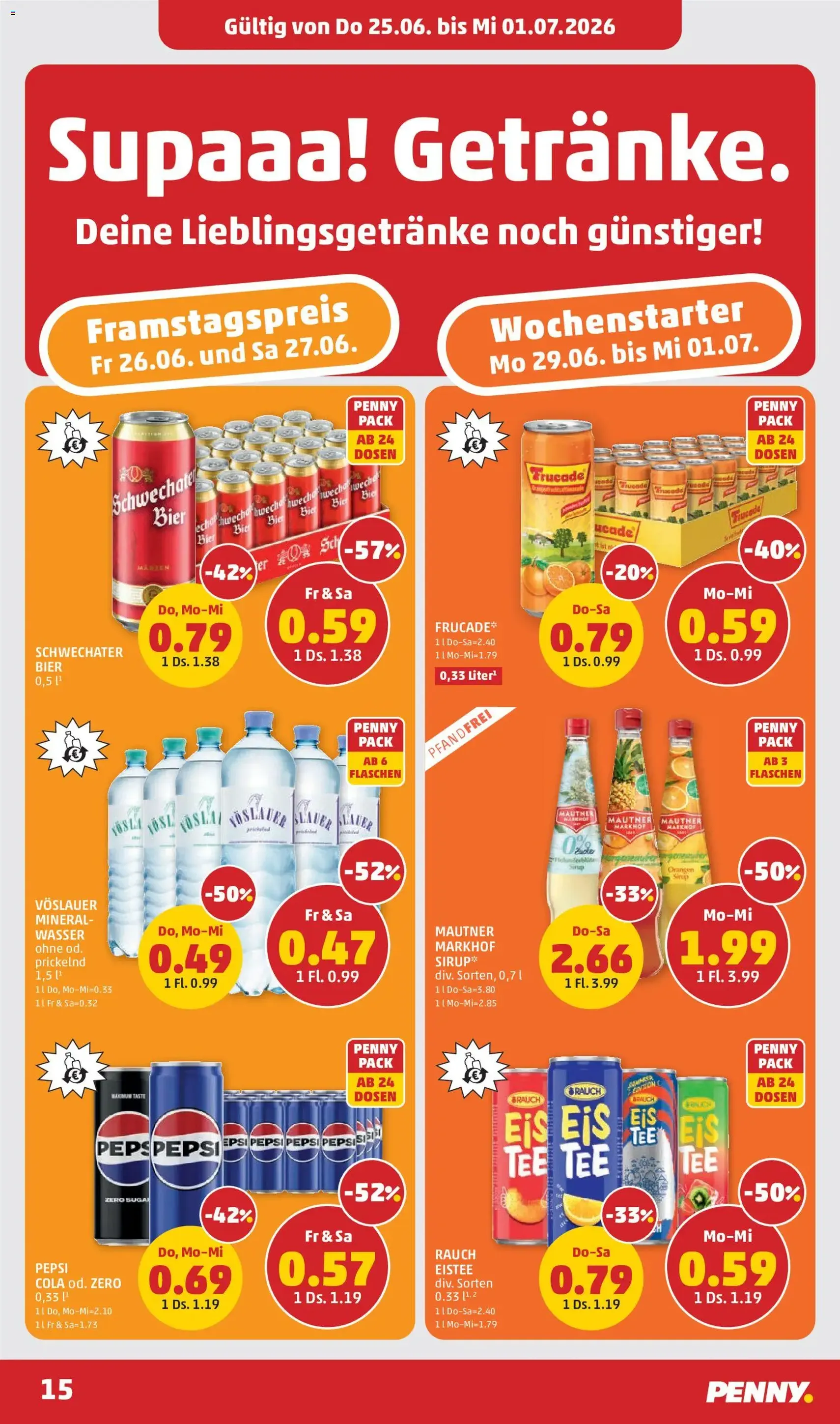 Penny Markt Flugblatt - Gültiger Prospekt ab 25.06.2026, Seite 15 von insgesamt 28