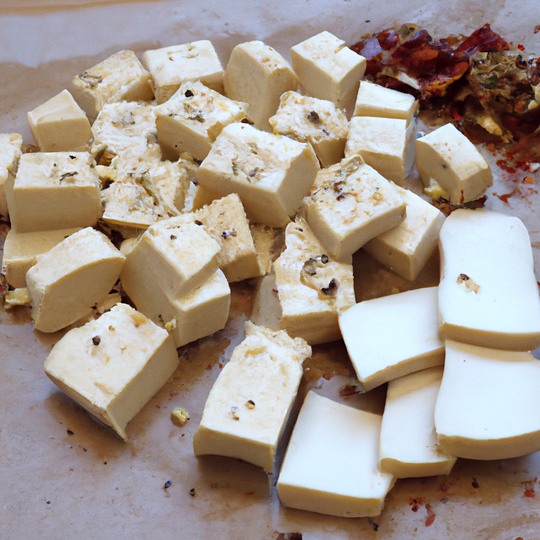Anteprima ricetta Tofu croccante al forno con spezie aromatiche