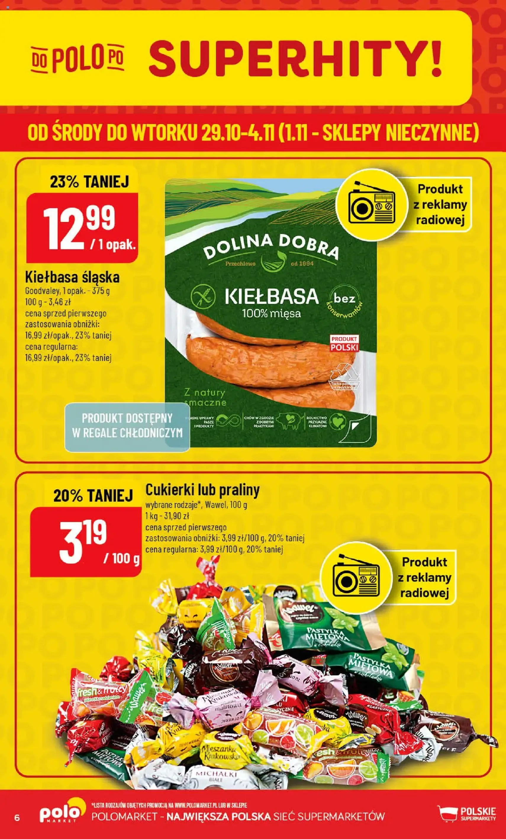 POLOmarket Gazetka - ważny gazetka od 29.10.2025 strona 6 z 90 POLOmarket Gazetka - ważny gazetka od 29.10.2025 strona 6 z 90