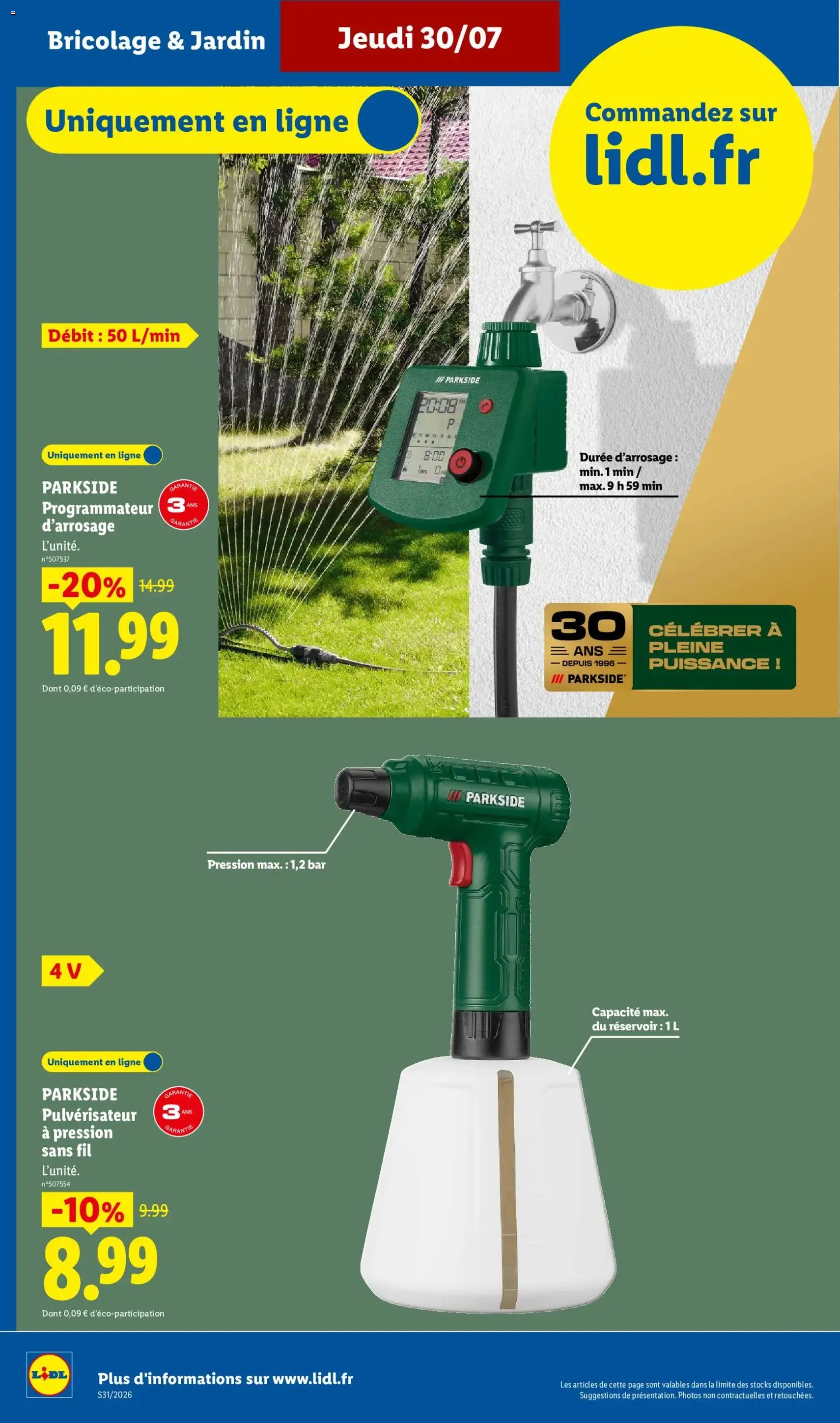 LIDL catalogue - brochure valable à partir du 30/07/2026, page 40 sur 59
