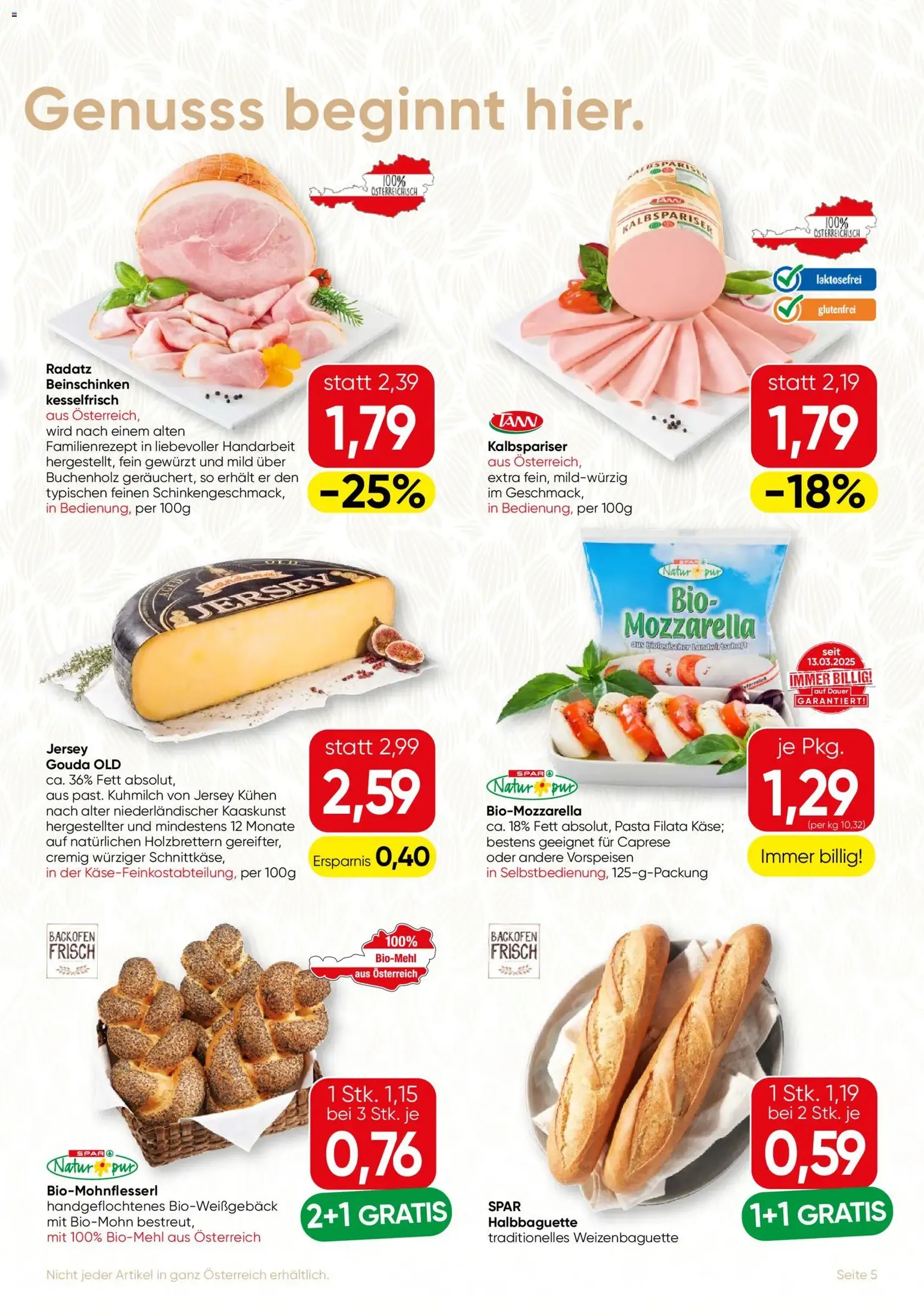 SPAR Gourmet Flugblatt - Gültiger Prospekt ab 22.01.2026, Seite 5 von insgesamt 8