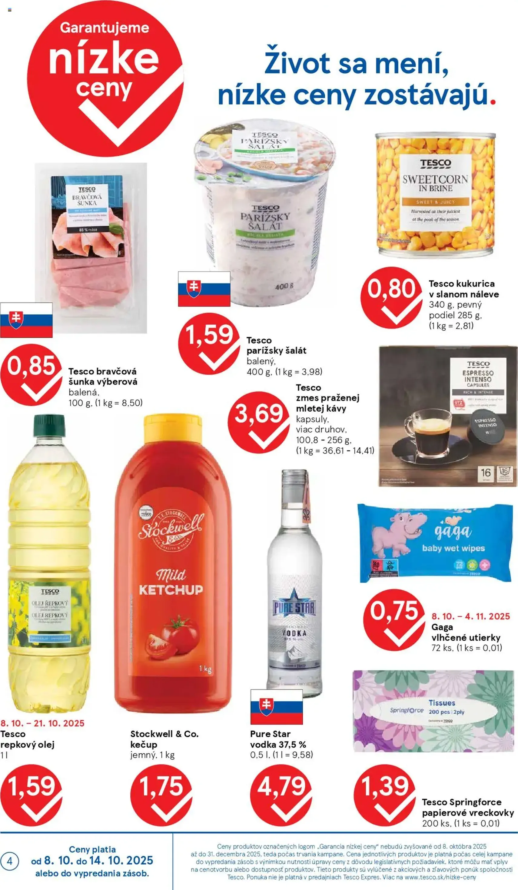 Tesco Hypermarket - leták - platný leták od 08.10.2025 strana 4 z 43