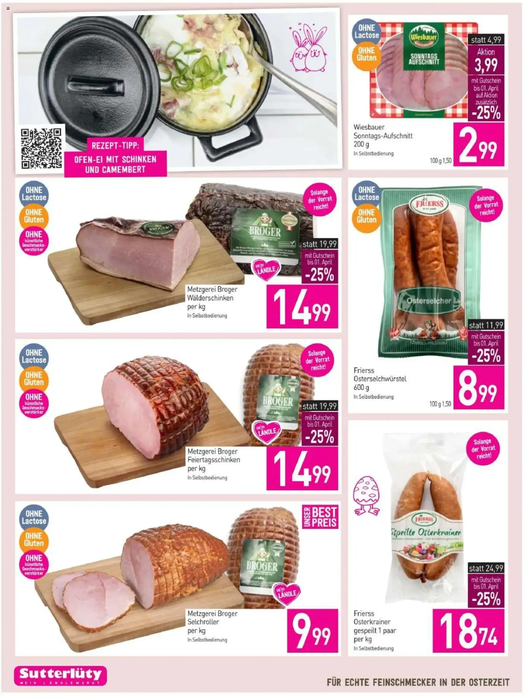 Sutterlüty Flugblatt - Gültiger Prospekt ab 26.03.2026, Seite 6 von insgesamt 24