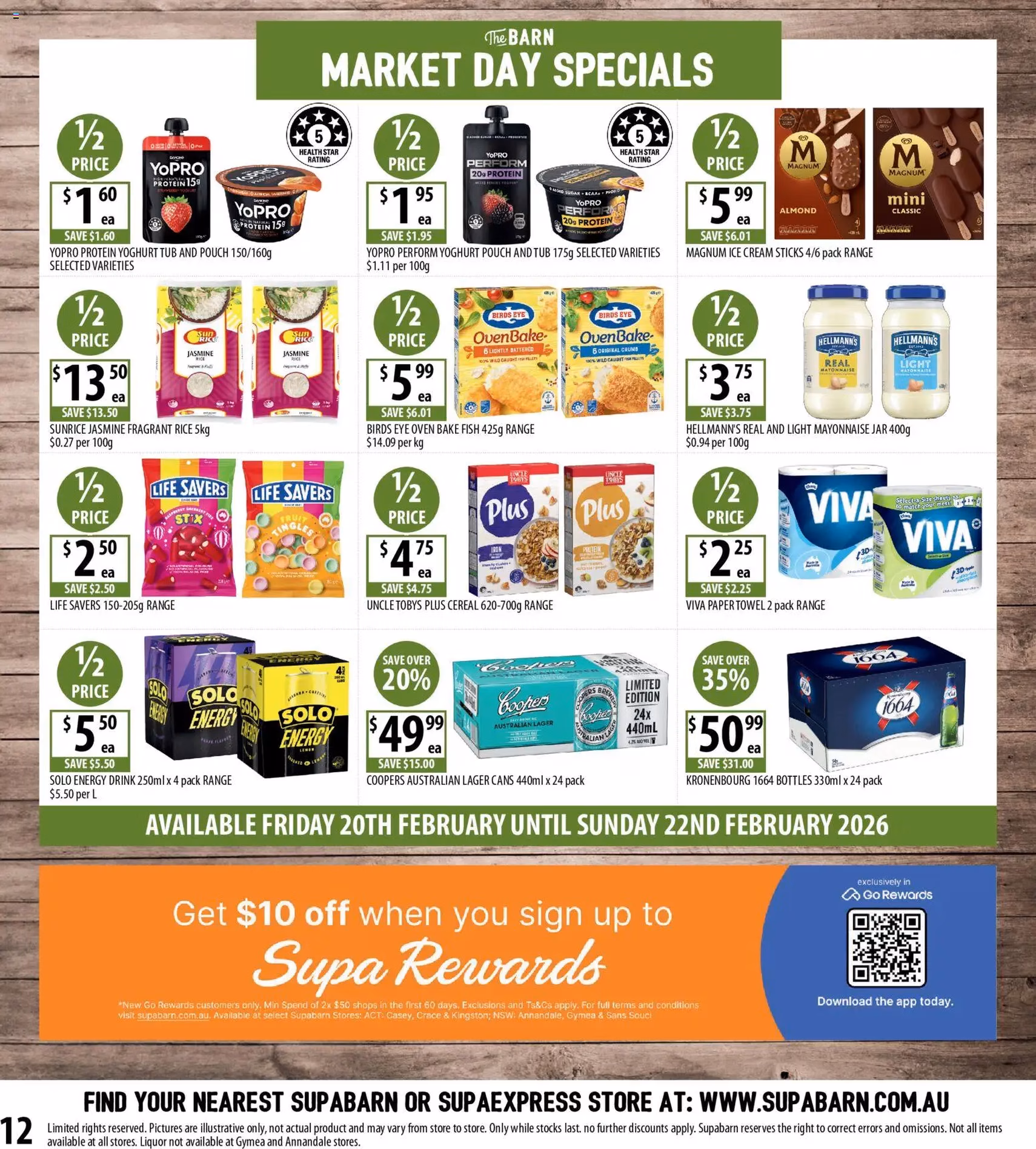 Supabarn Catalogue - valid flyer from 18/02/2026, page 12 of 12