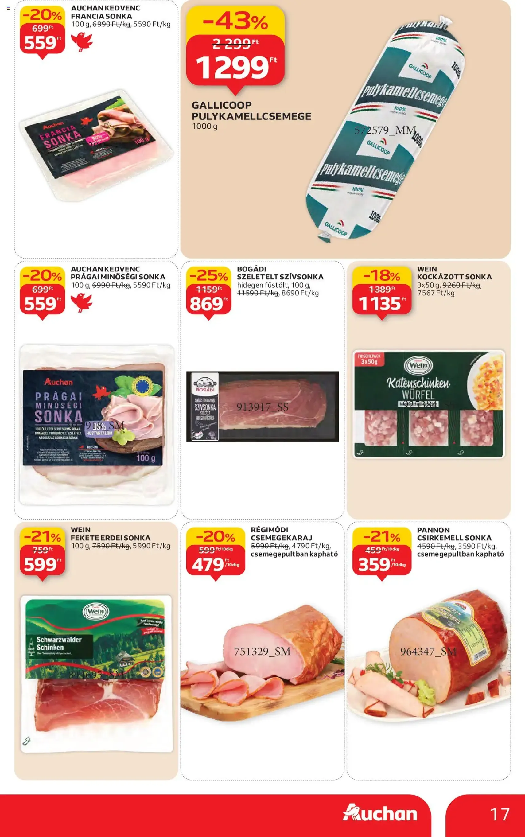 Auchan Akciós újság - 2026.01.22. érvényes szórólap 17 oldal 44 oldalból