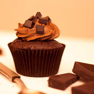 Recipe preview Basic Homemade Moist Chocolate Cupcakes with Frosting