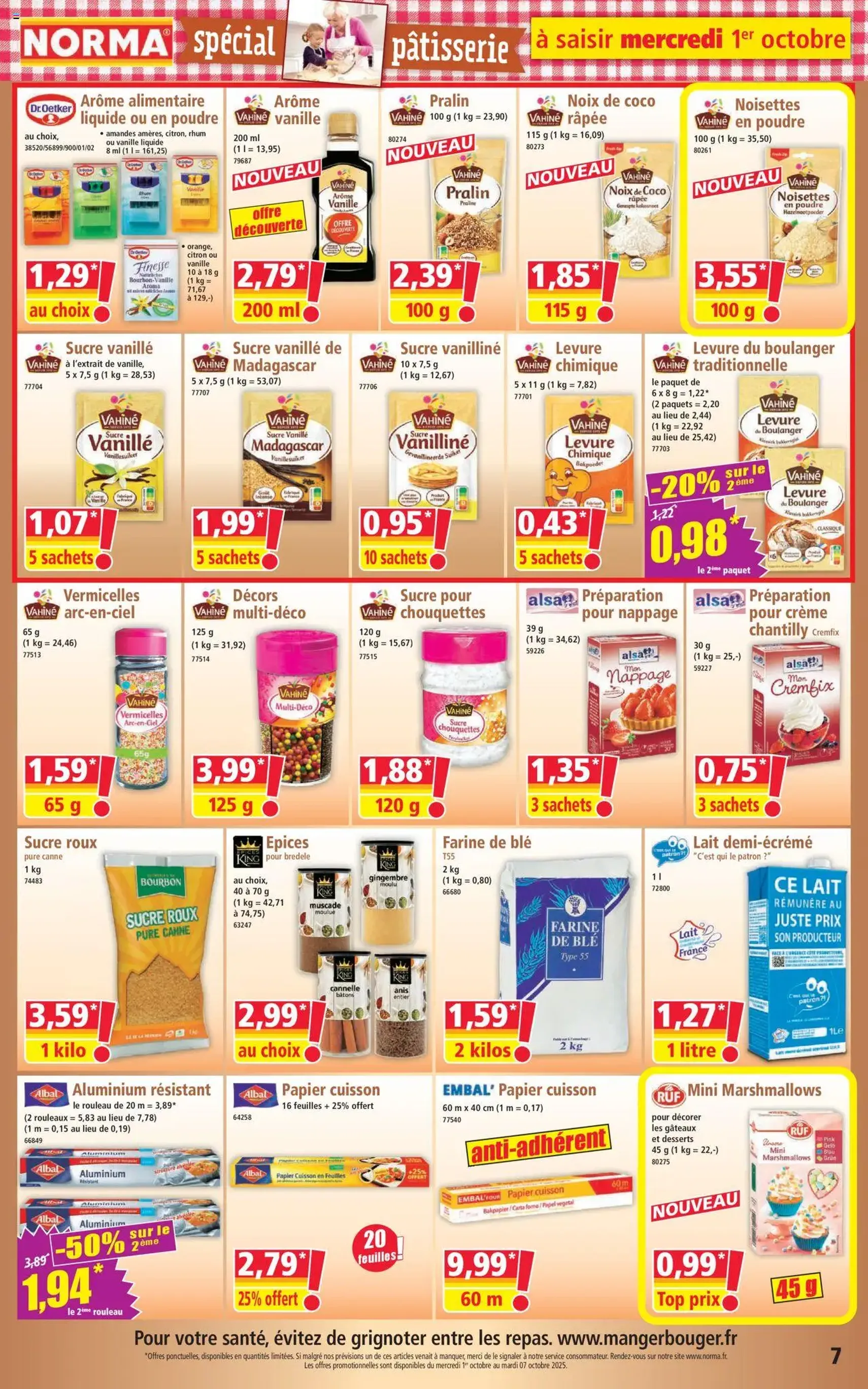 Norma catalogue - brochure valable à partir du 01/10/2025, page 7 sur 14