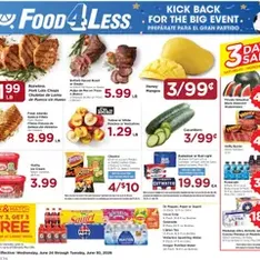 Food 4 Less Weekly Ad - Flyer preview valid from 06/24/2026