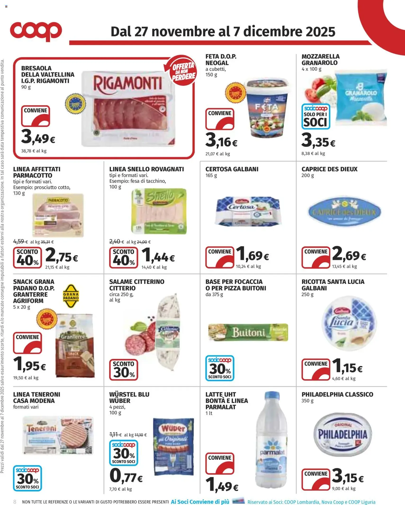 Volantino COOP - volantino valido dal 27/11/2025 pagina 8 di 17